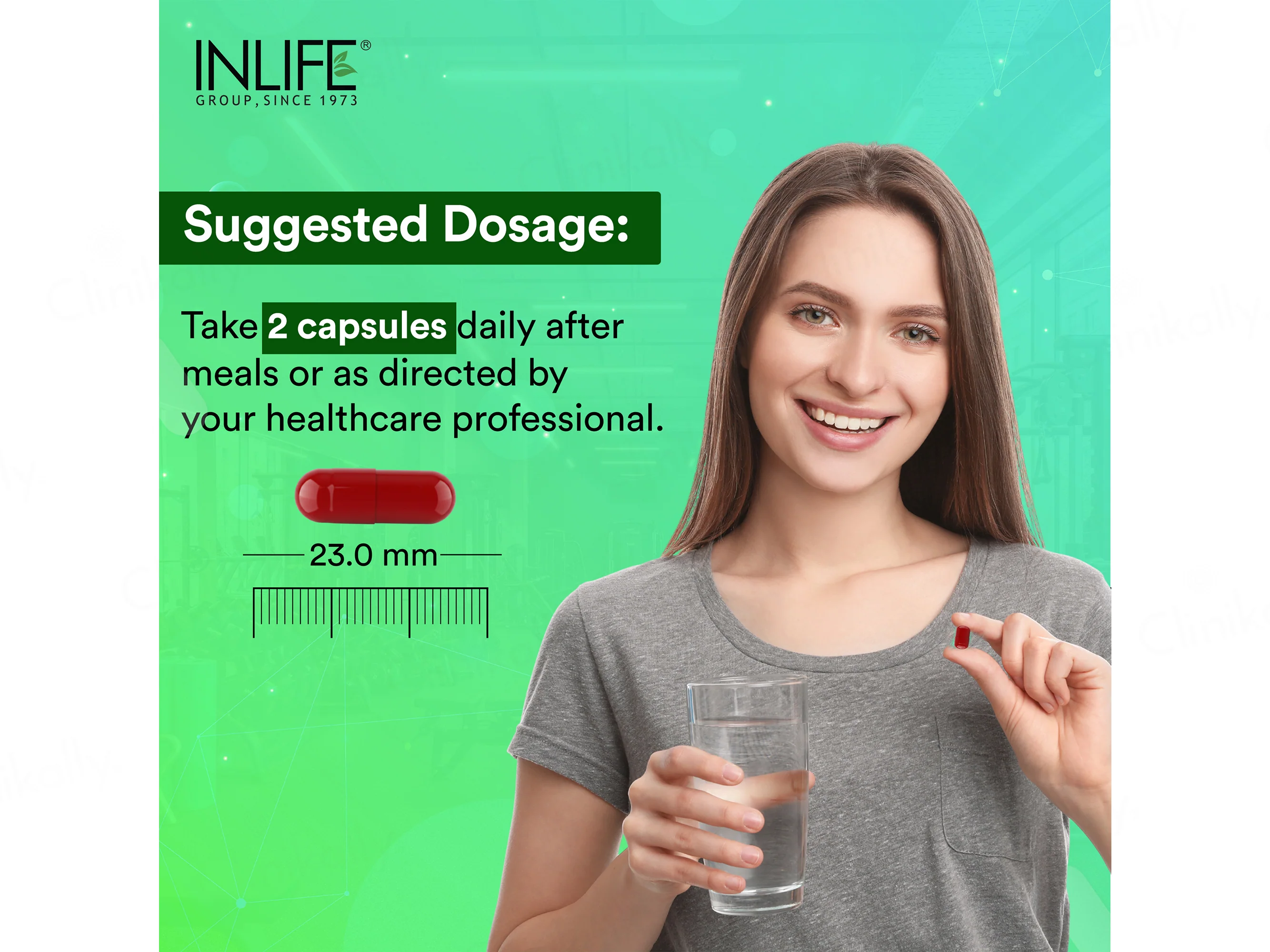 Inlife High Absorption Magnesium Glycinate 1100mg Vegetarian Capsule - Image 7