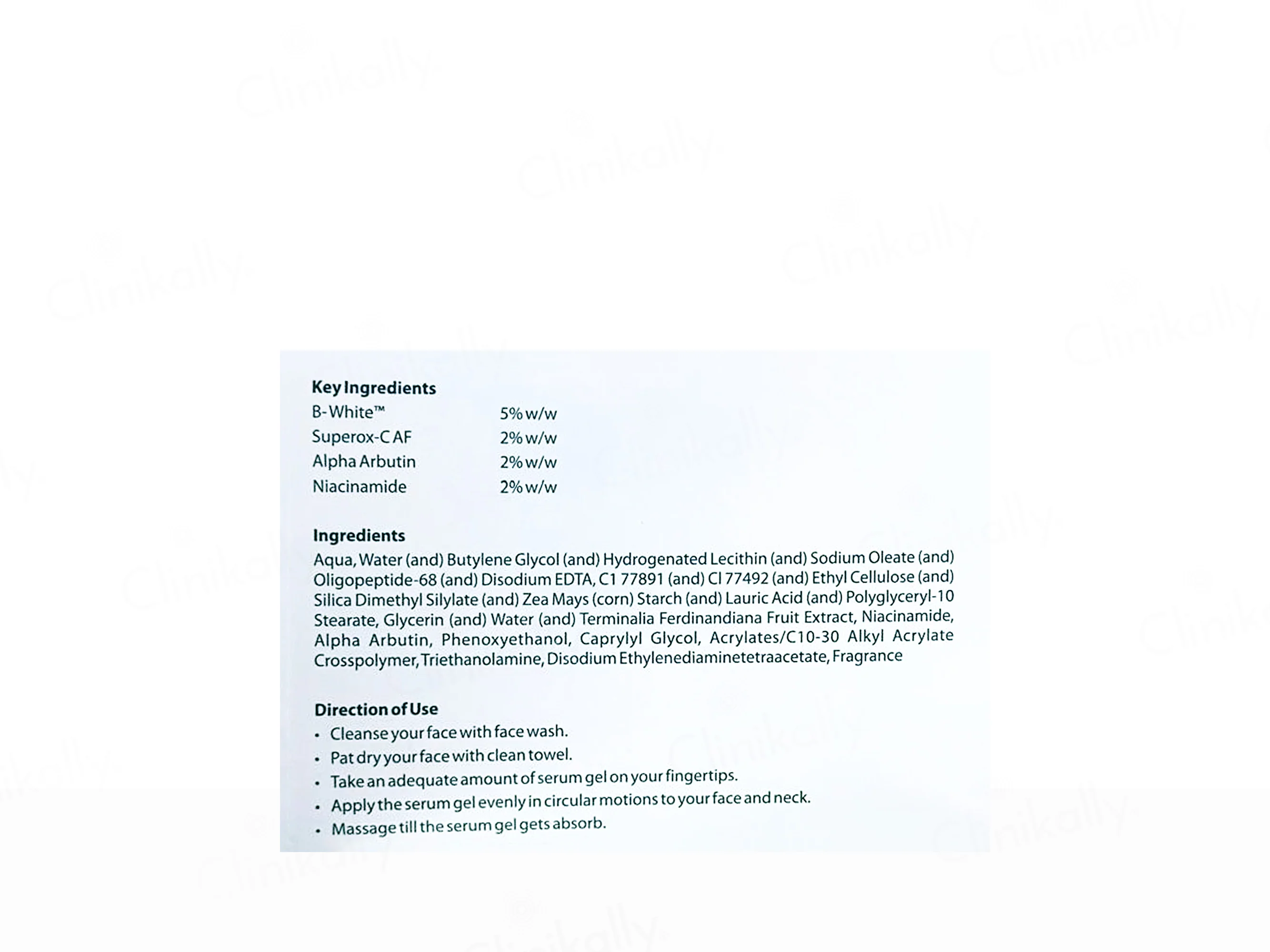IPCA Cutibrite Skin Brightening Face Serum Gel - Image 2