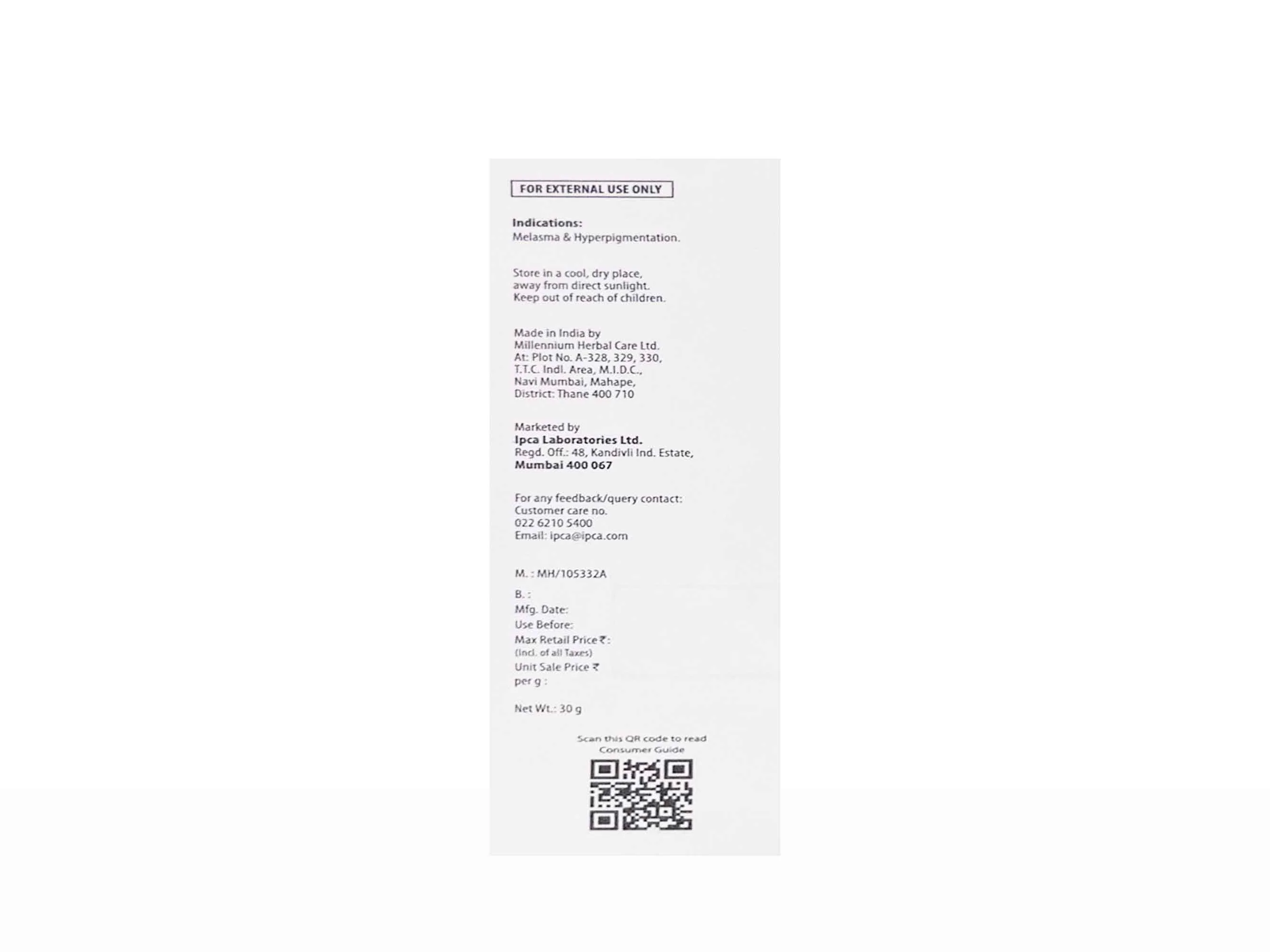 IPCA CutiYt G6 Cream Depigmenting Formula - Image 3
