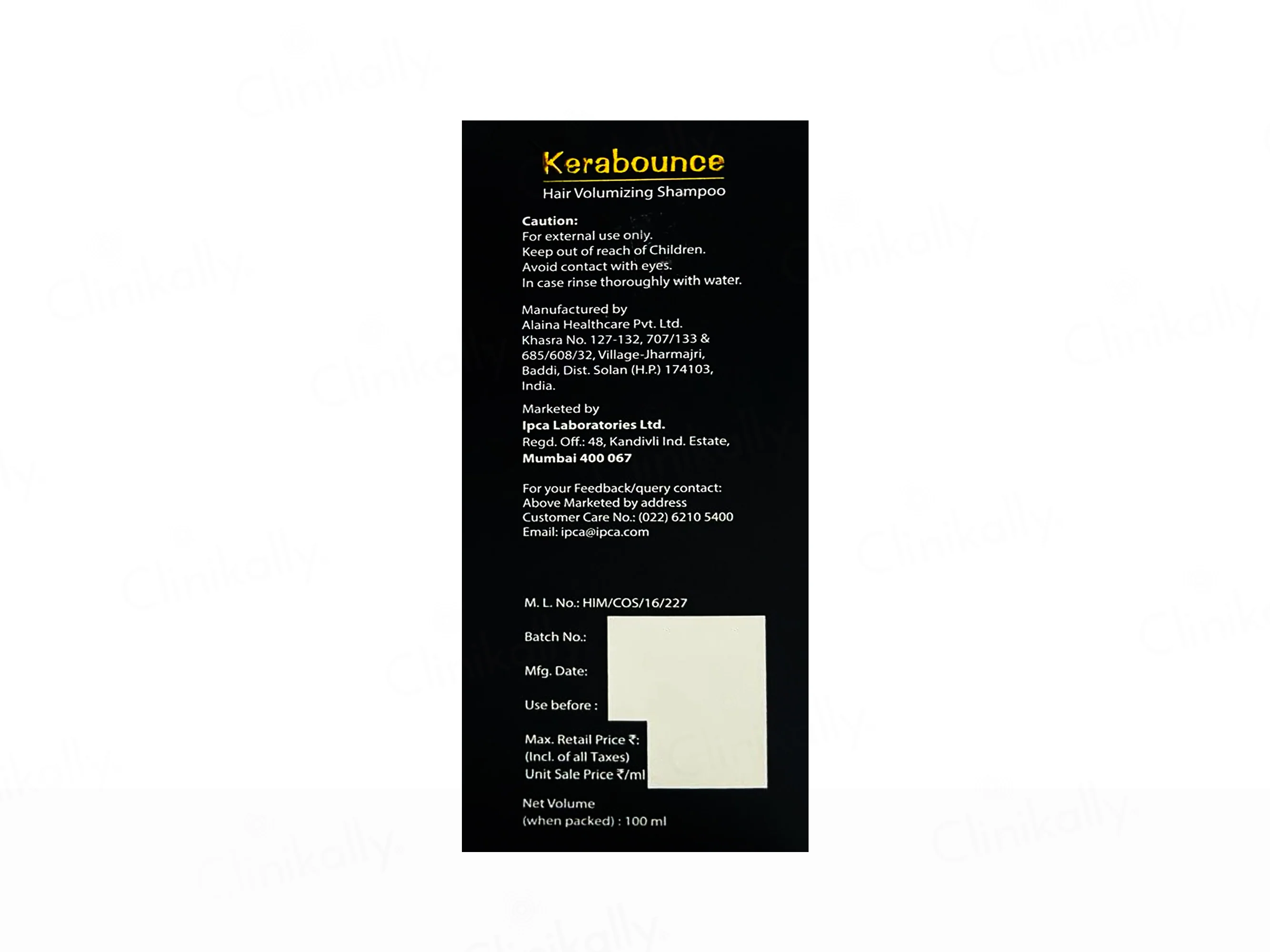 IPCA Kerabounce Hair Volumizing Shampoo - Image 3