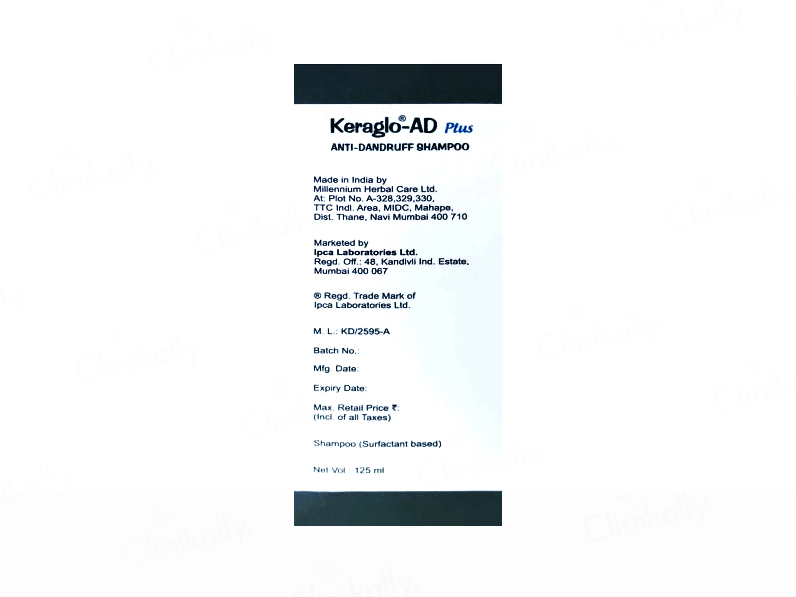 IPCA Keraglo-AD Plus Anti-Dandruff Shampoo - Image 3