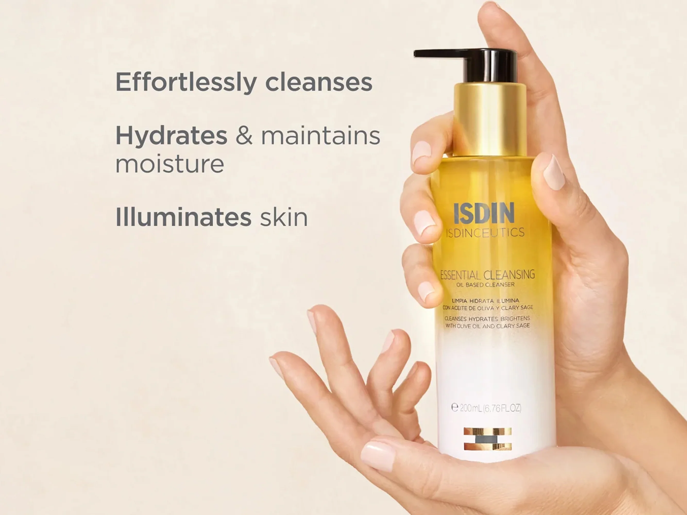 ISDIN Essential Cleansing Oil-Based Cleanser - Image 4