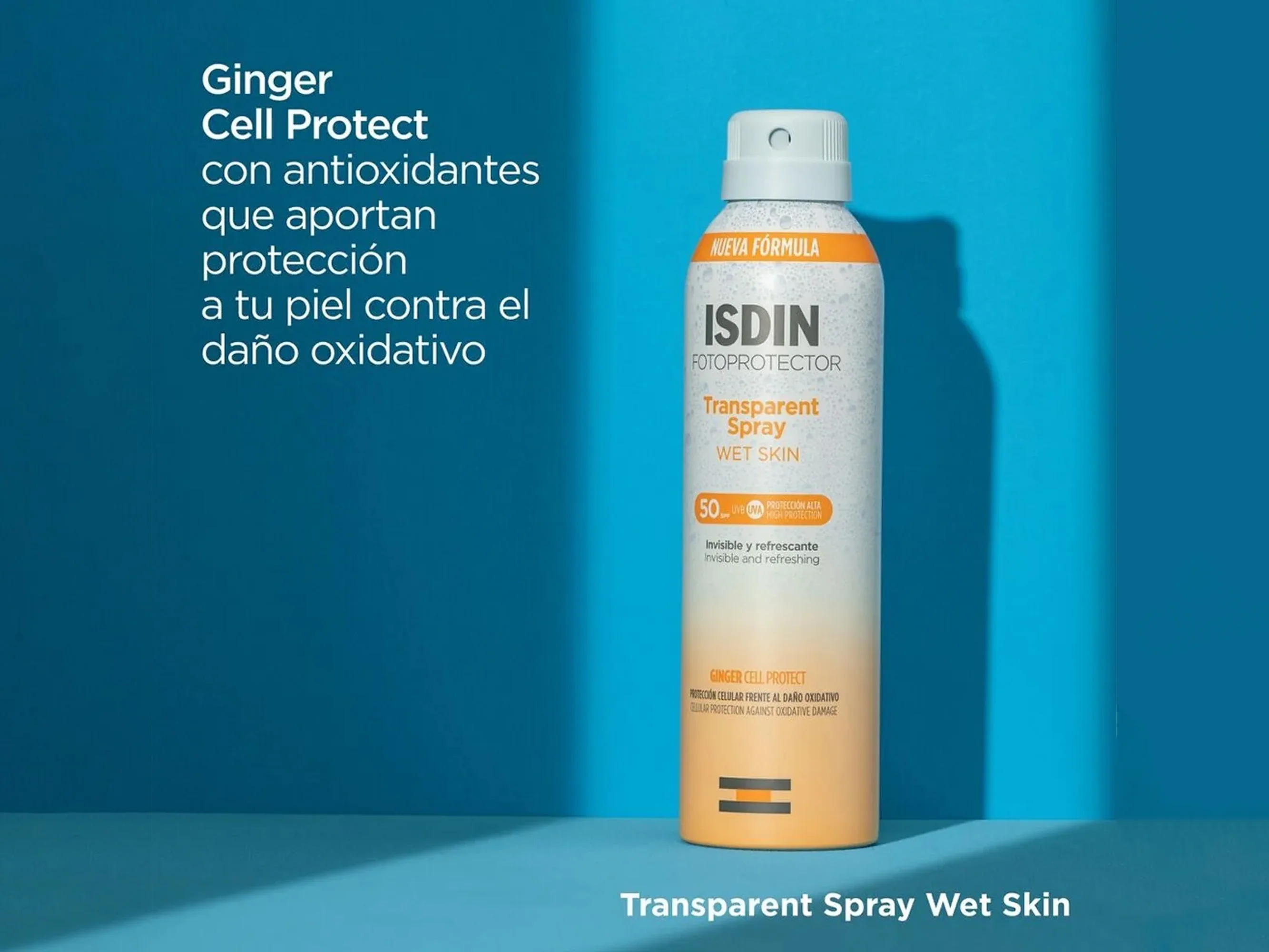 ISDIN Fotoprotector Wet Skin Transparent Spray Sunscreen SPF 50 - Image 6