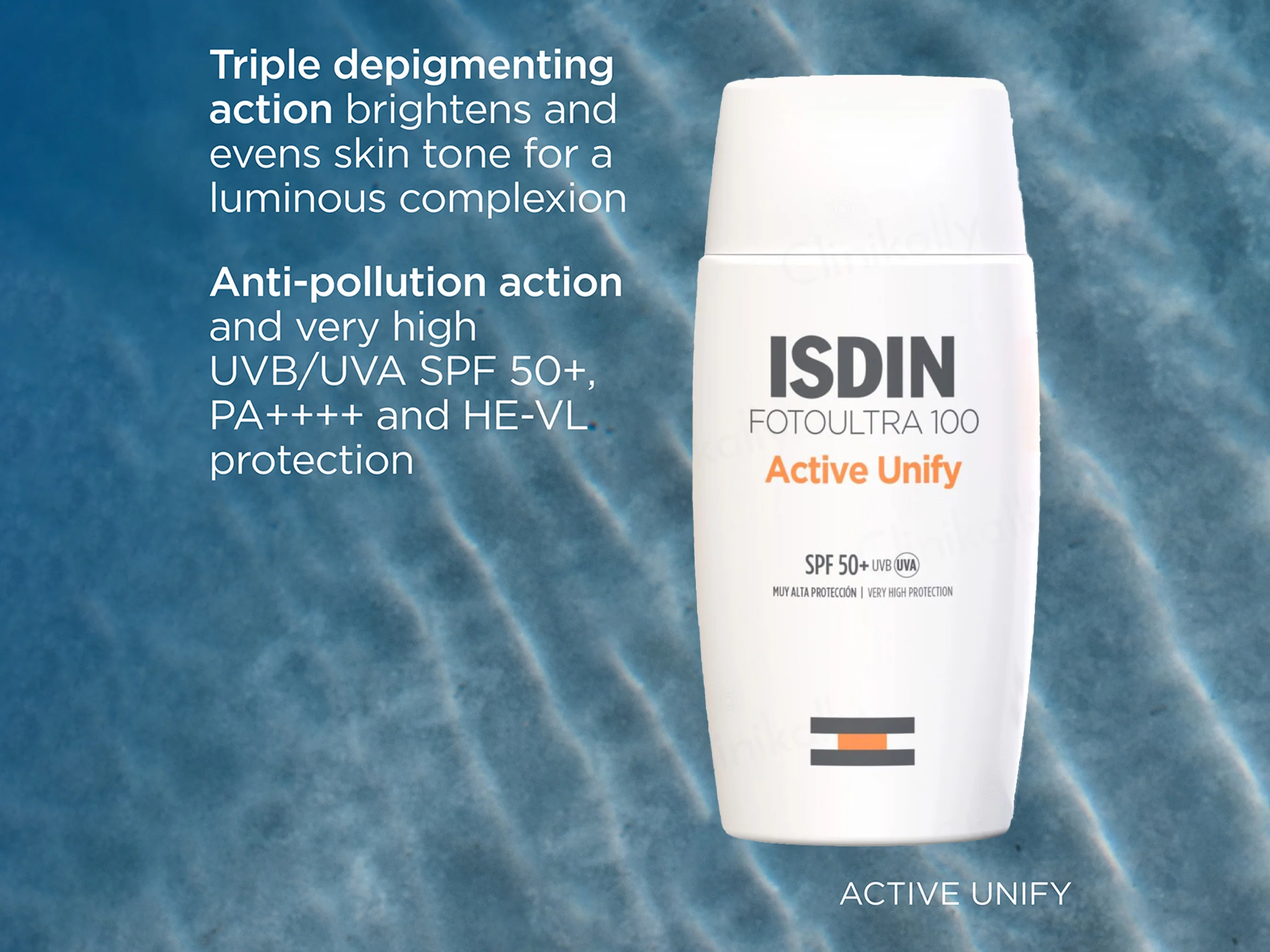 ISDIN Fotoultra 100 Active Unify Depigmenting Sunscreen SPF 50+ - Image 3