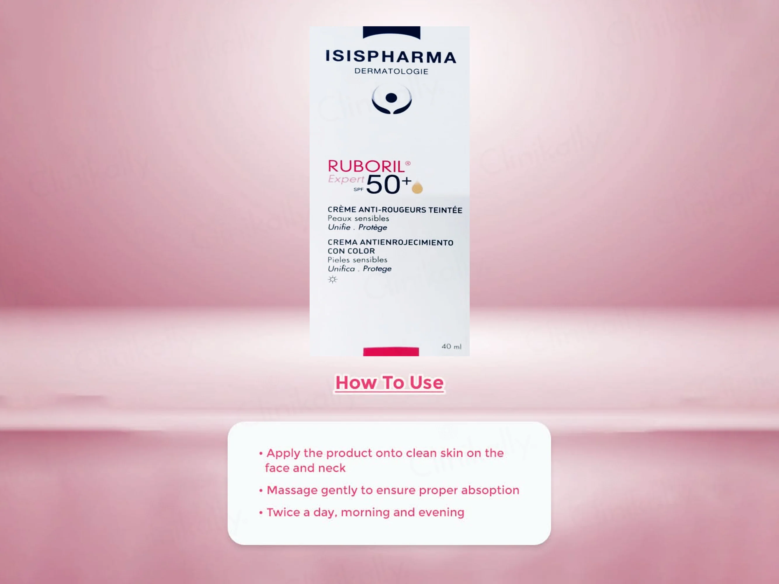 Isispharma Ruboril Expert Tinted Anti-Redness Cream SPF 50+ - Image 3