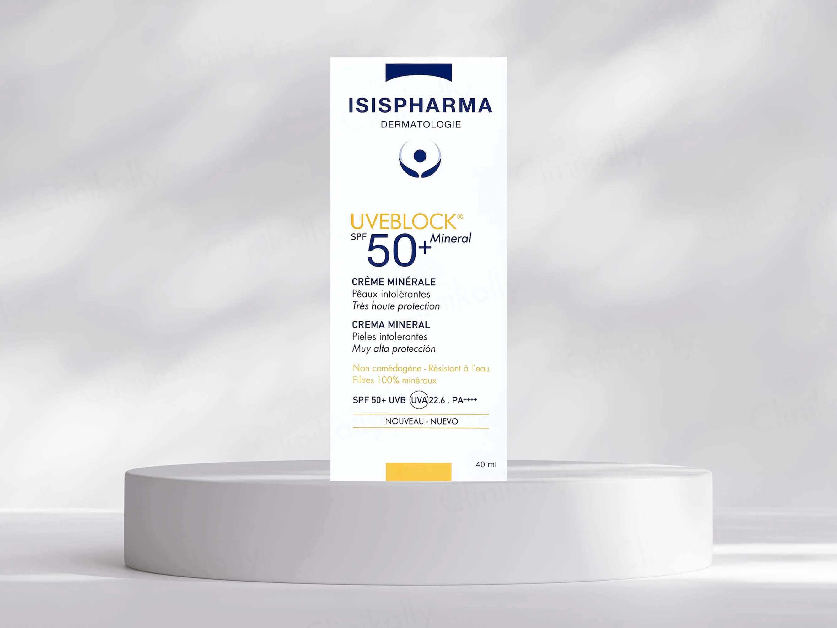 Isispharma UVE Block Mineral Cream Sunscreen SPF 50+ PA++++ - Image 4