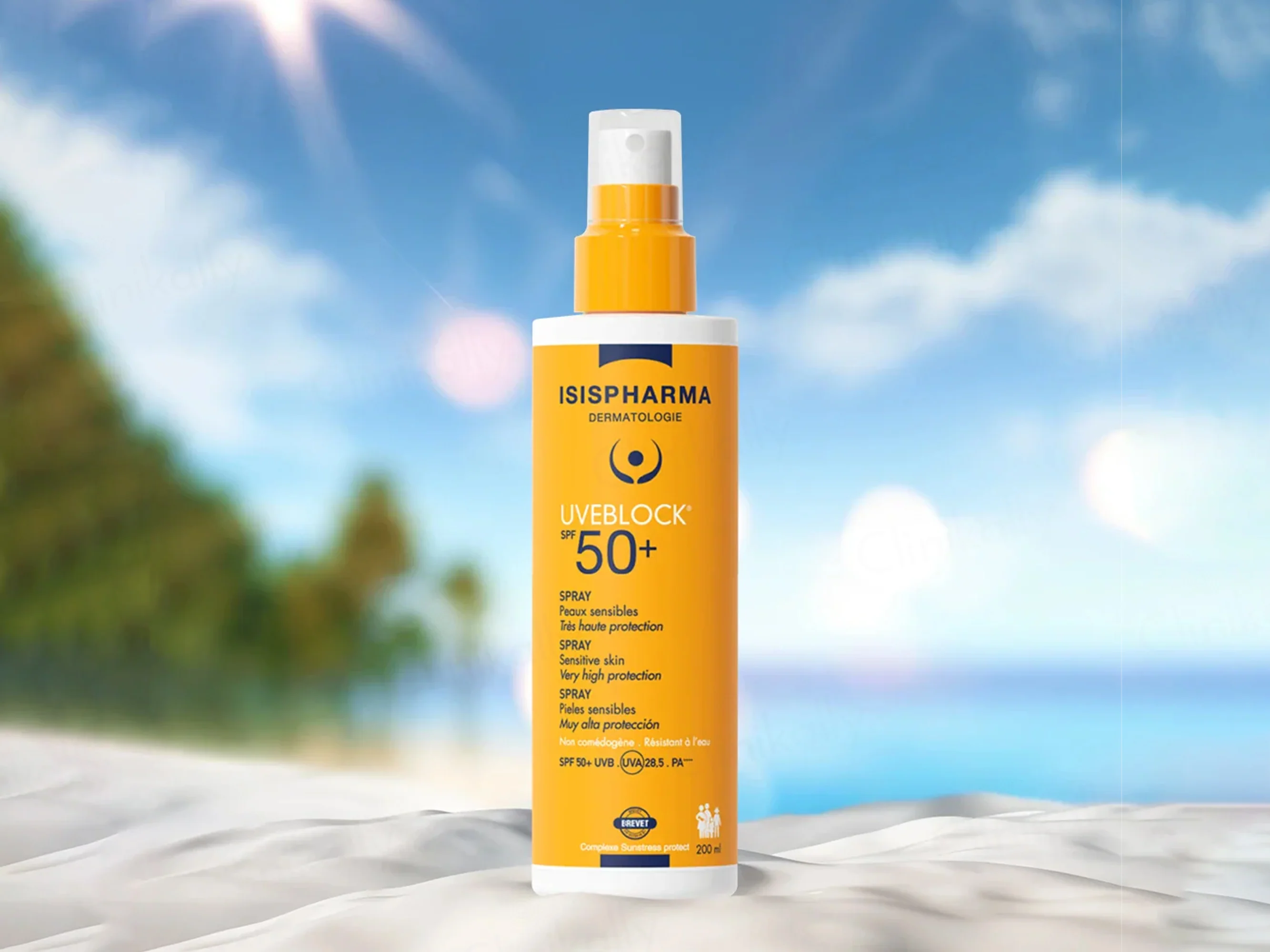 Isispharma UVE Block Spray Sunscreen SPF 50+ PA++++ - Image 4