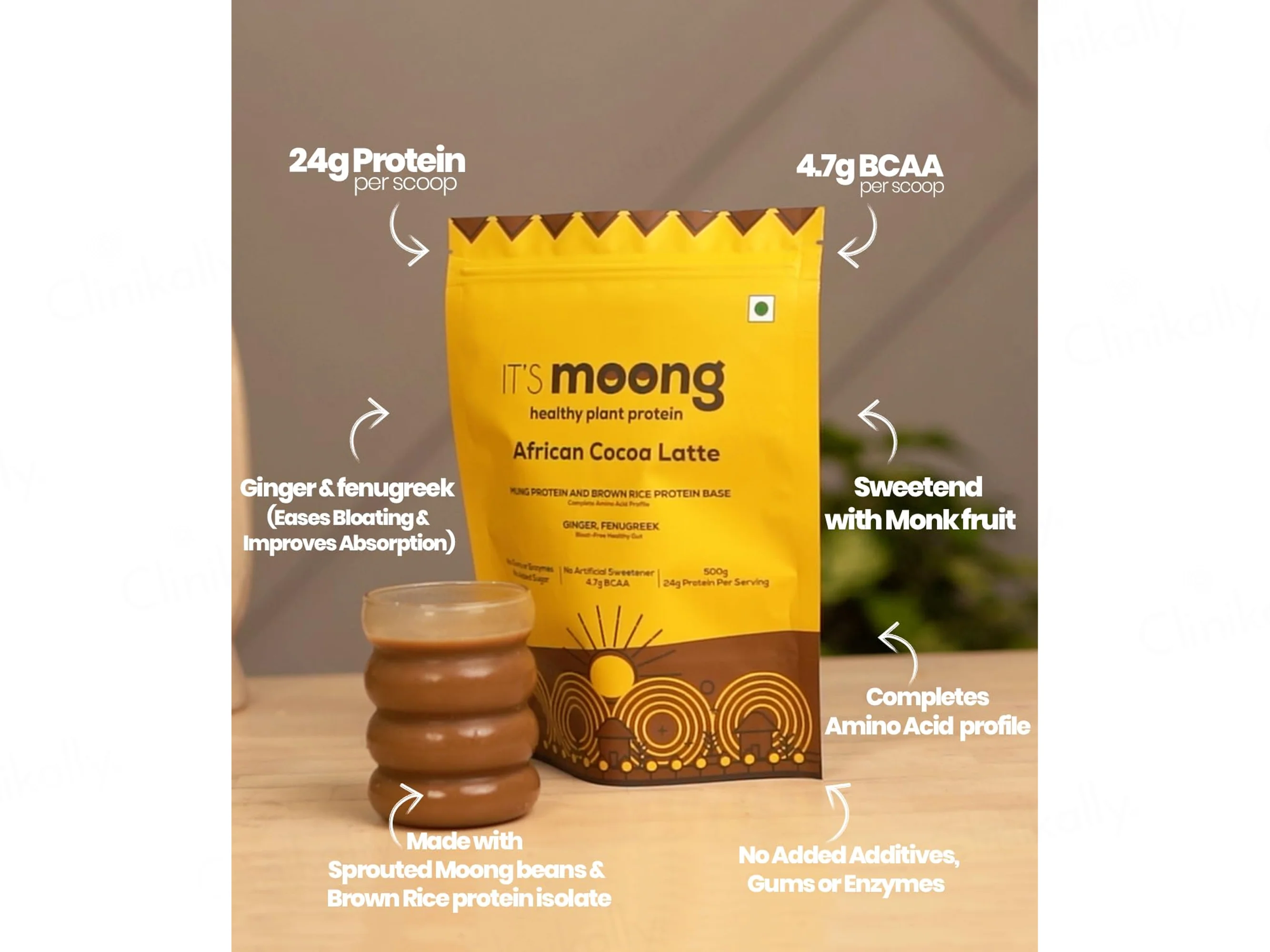 It's Moong Moong Bean & Brown Rice Plant Protein Supplement Powder - Image 17