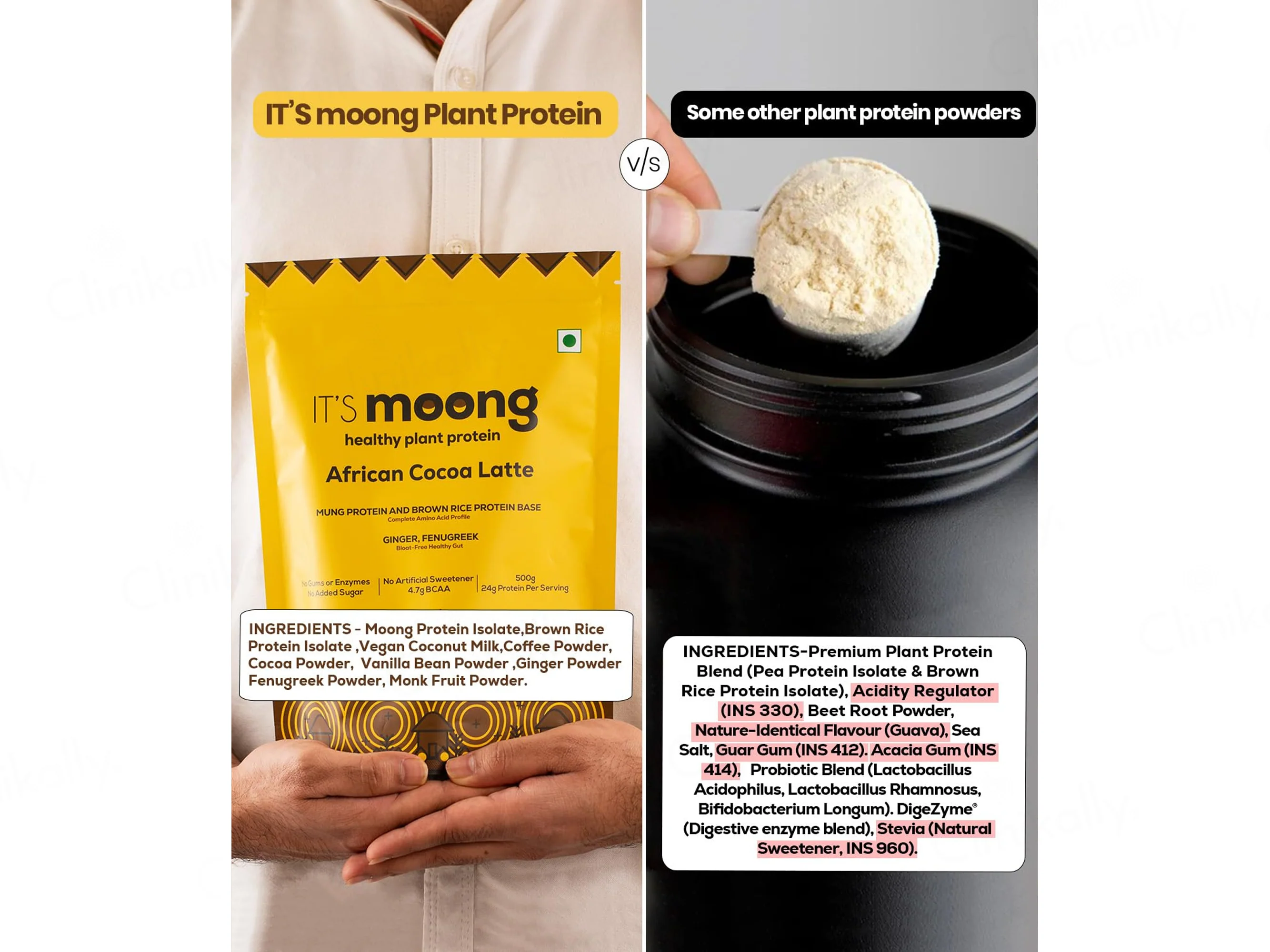 It's Moong Moong Bean & Brown Rice Plant Protein Supplement Powder - Image 19