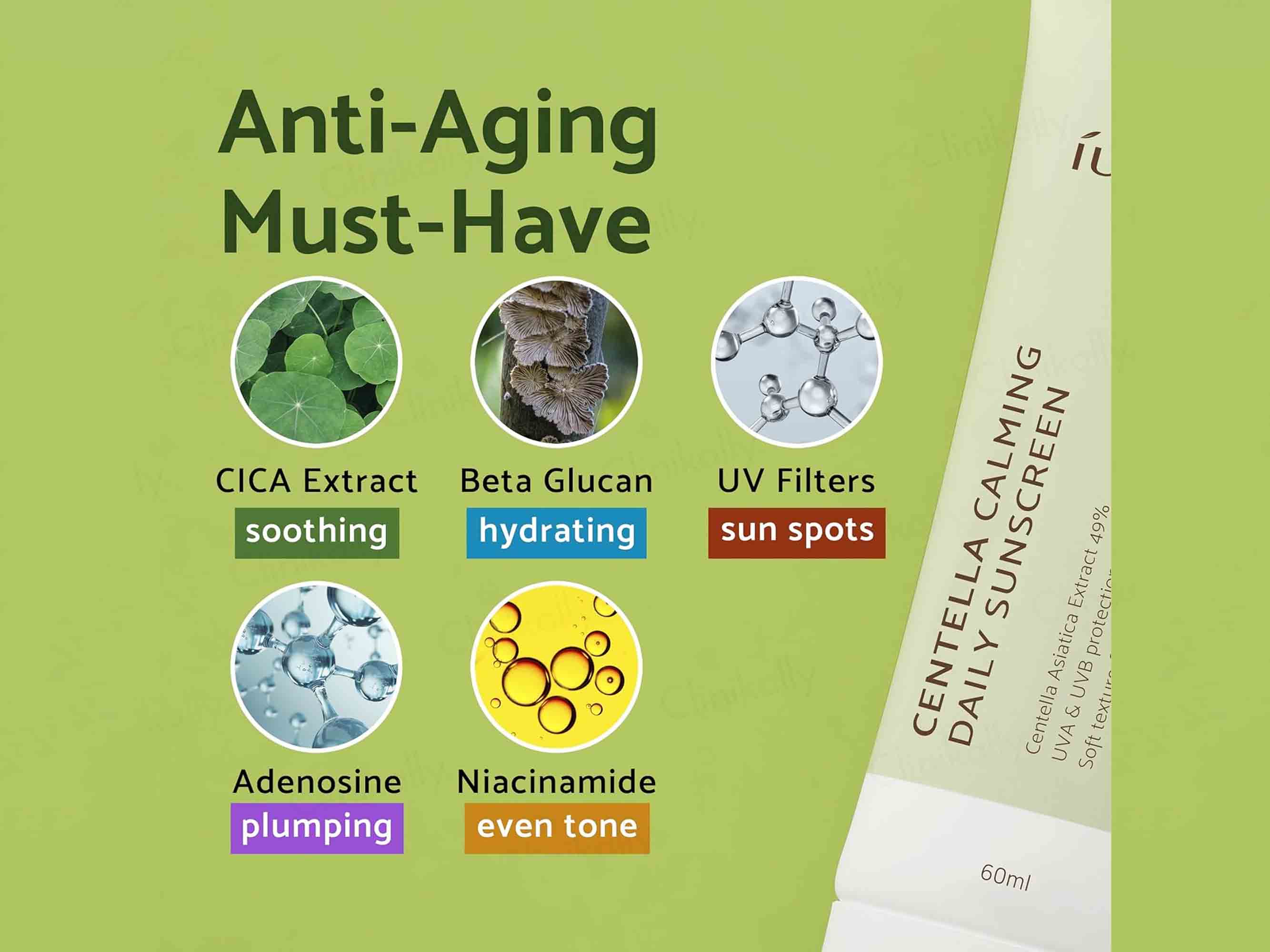IUNIK Centella Calming Daily Sunscreen SPF 50+ PA++++ - Image 5