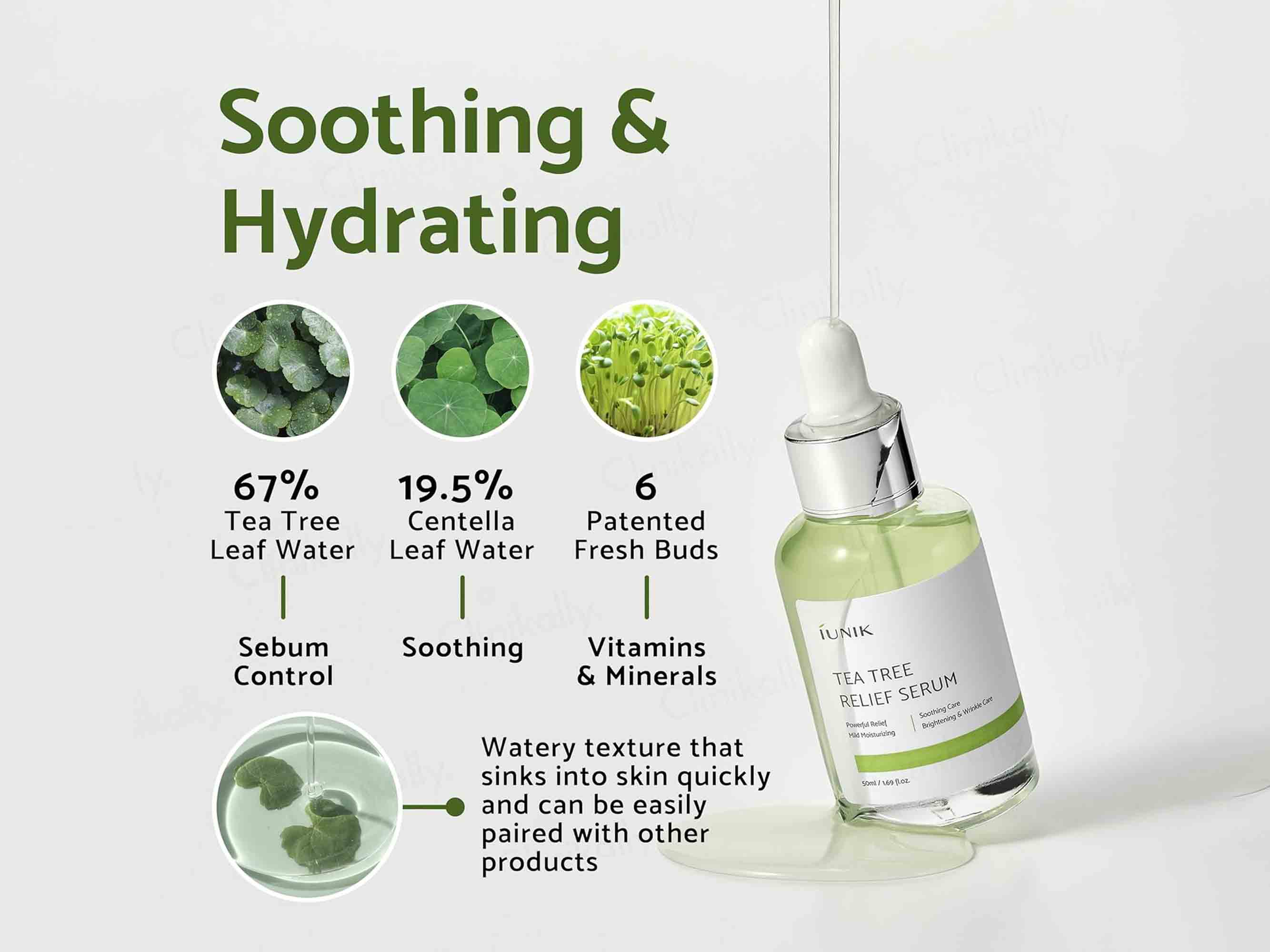 IUNIK Tea Tree Relief Serum - Image 4