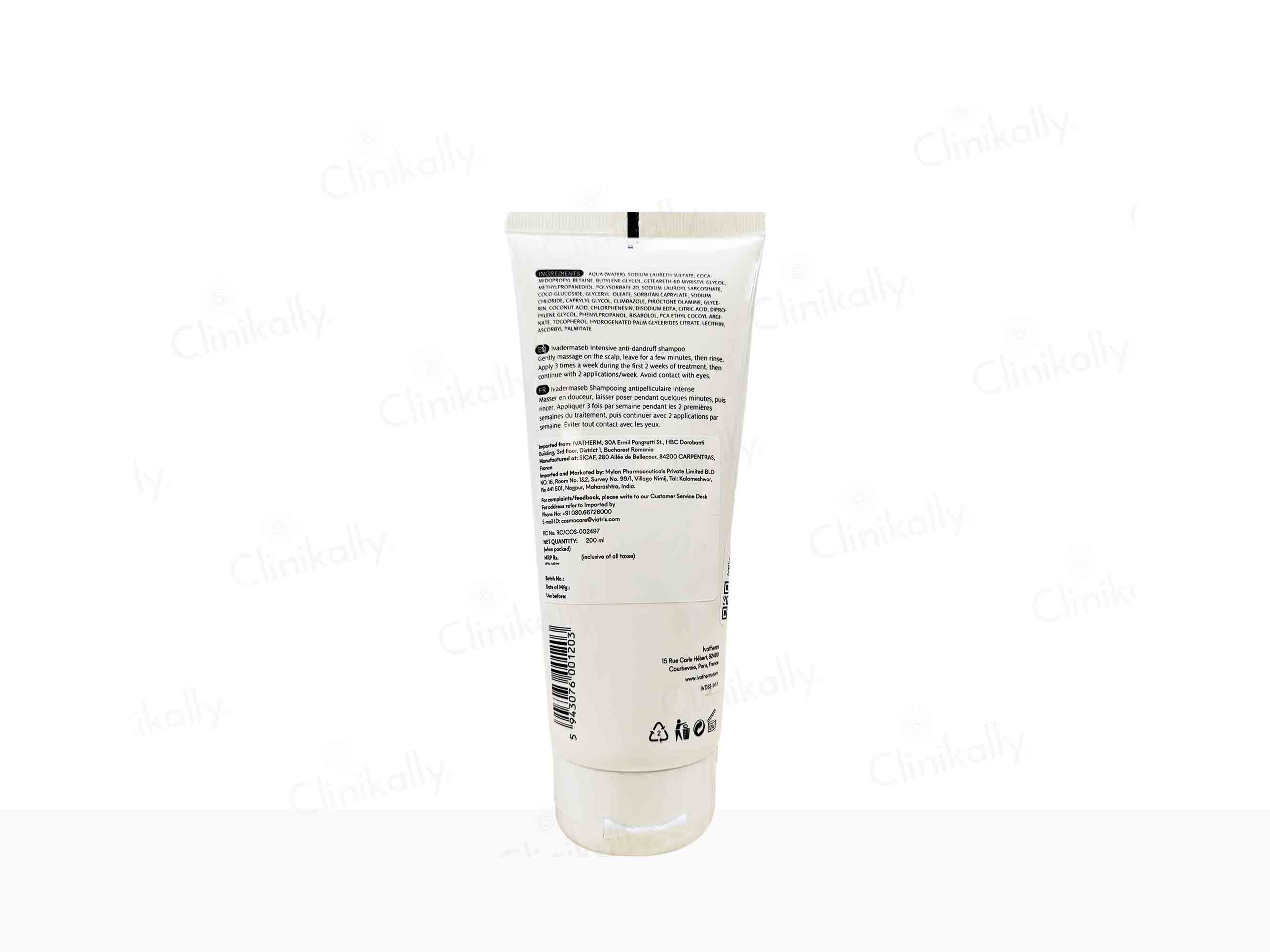 Ivatherm Ivadermaseb Intensive Anti-Dandruff Shampoo - Image 3