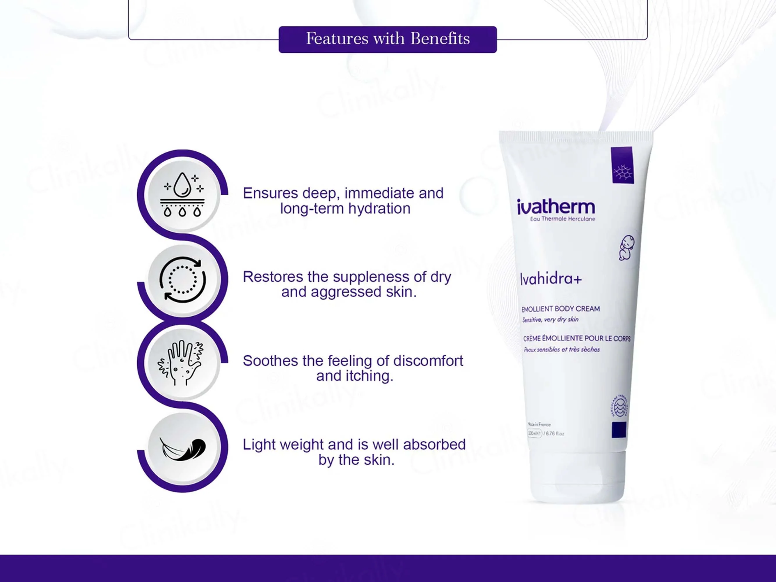 Ivatherm Ivahidra+ Emollient Body Cream - Image 3