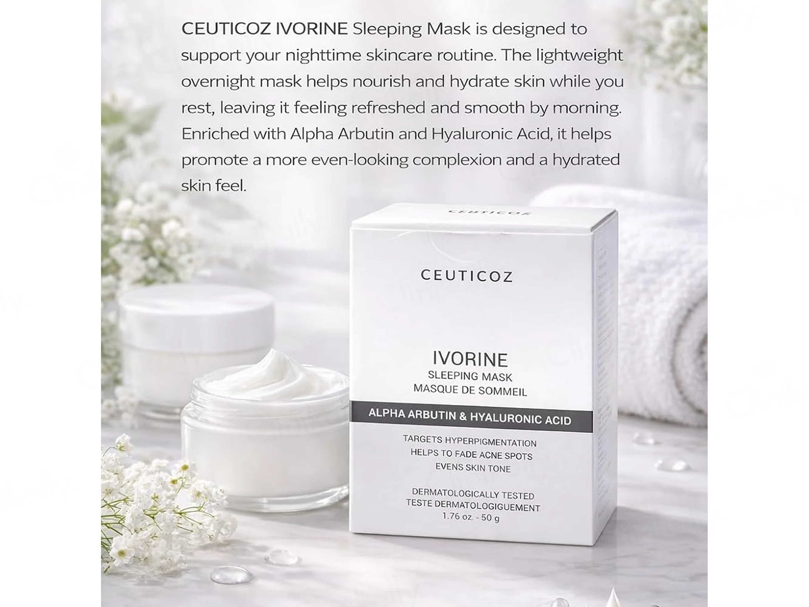Ivorine Skin Brightening Sleeping Mask - Image 3