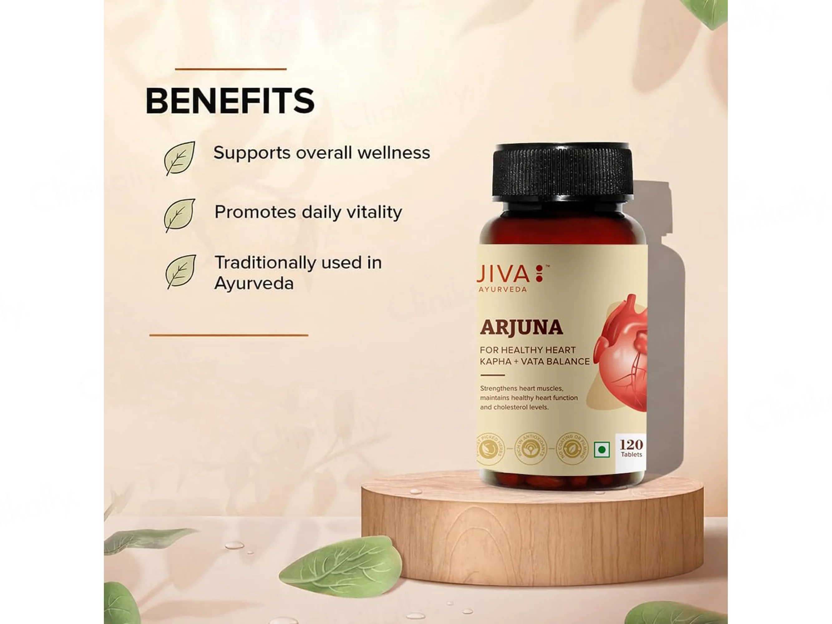 Jiva Ayurveda Arjuna Tablet For Healthy Heart - Image 3