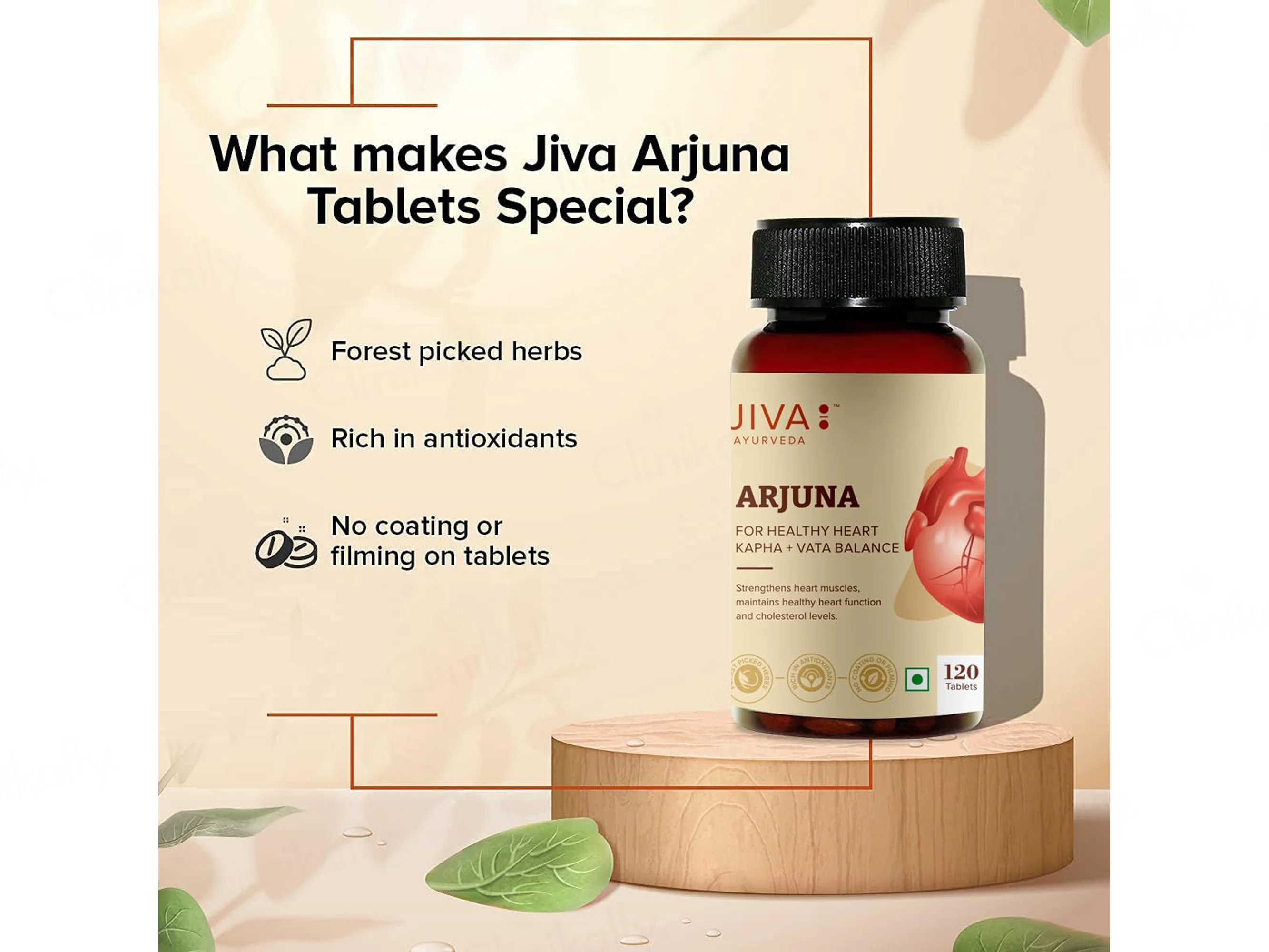 Jiva Ayurveda Arjuna Tablet For Healthy Heart - Image 4