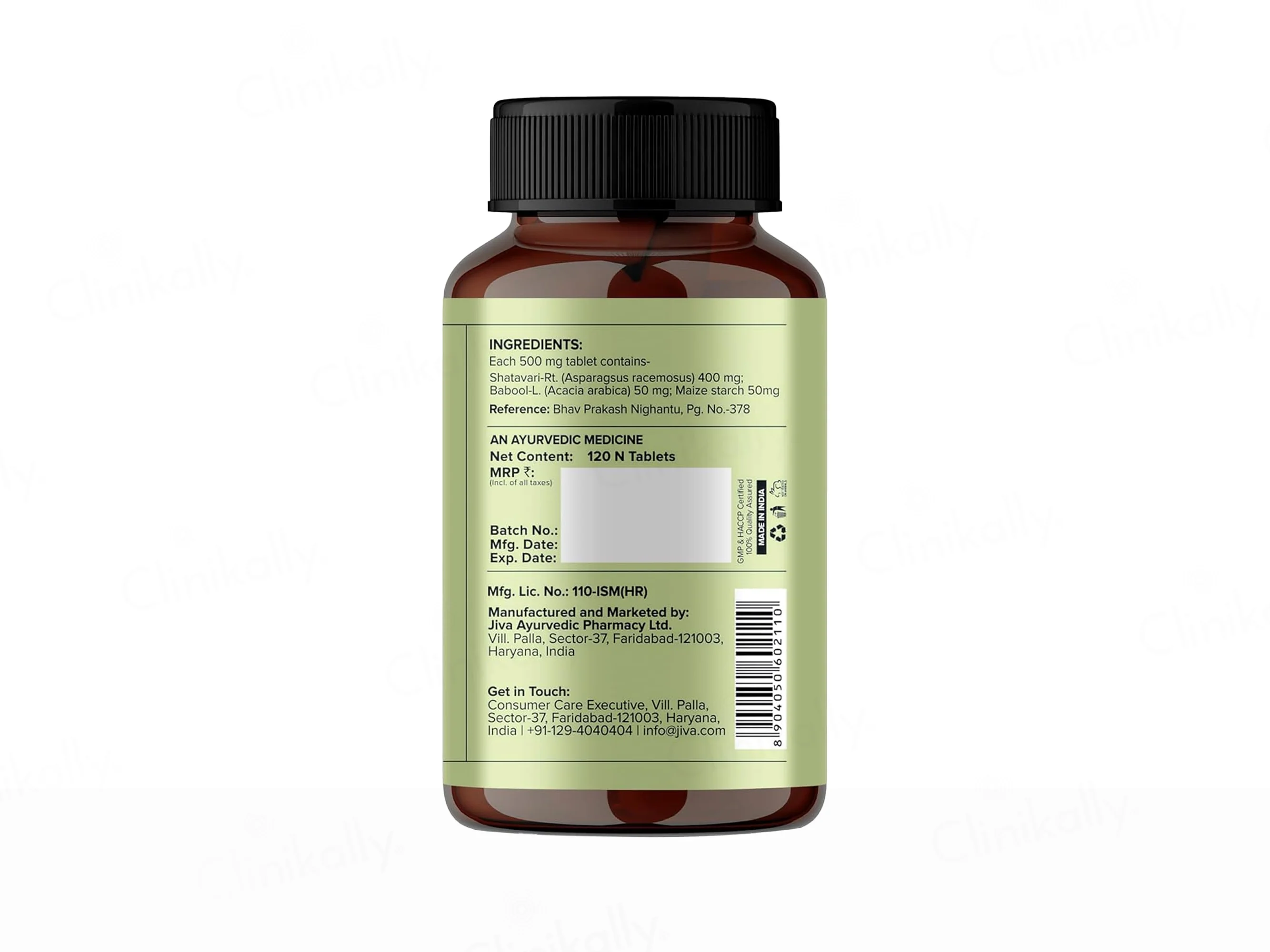 Jiva Ayurveda Shatavari Health Rejuvenating Tablet - Image 3