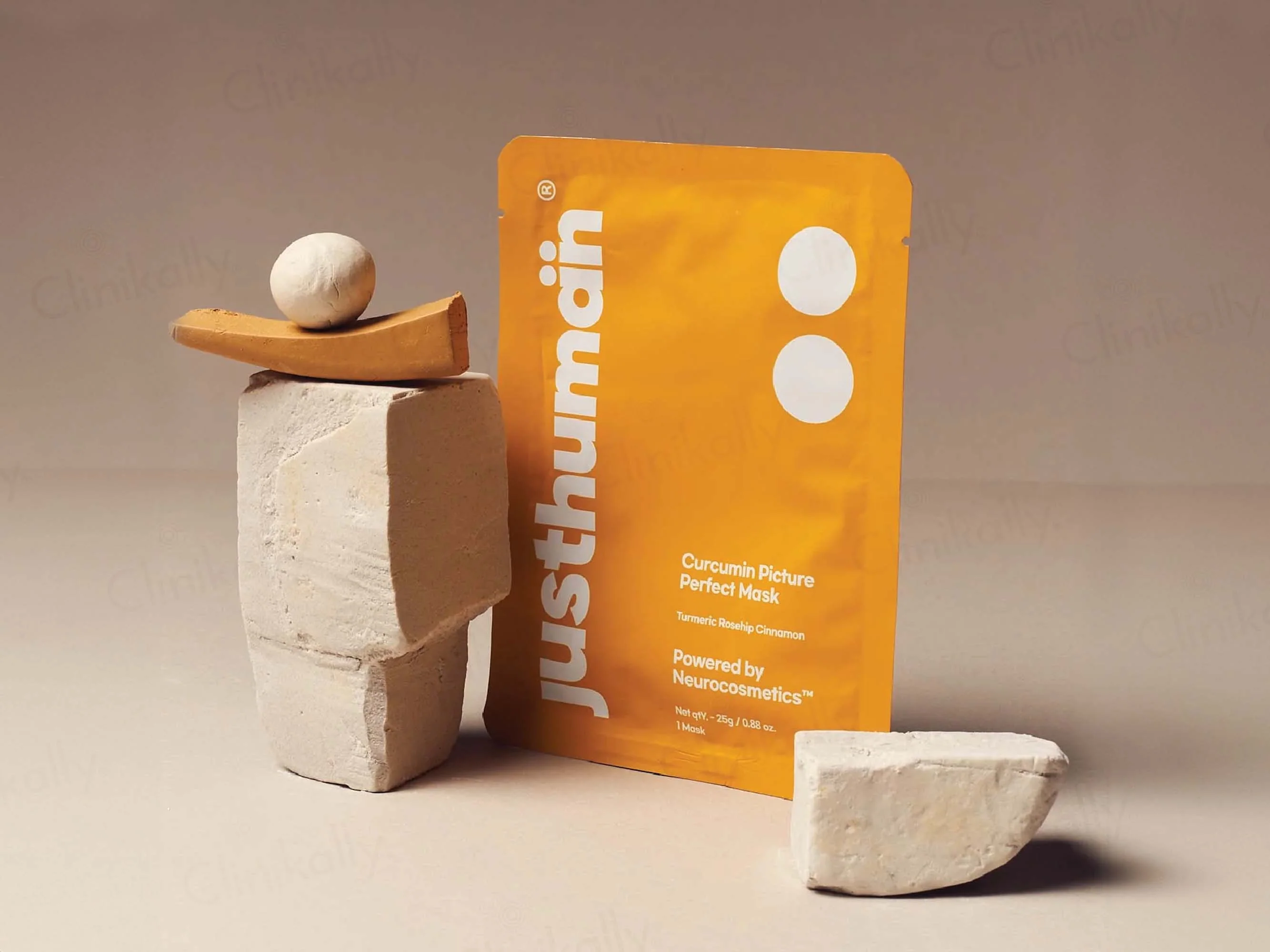 Justhuman Curcumin Picture Perfect Mask - Image 3