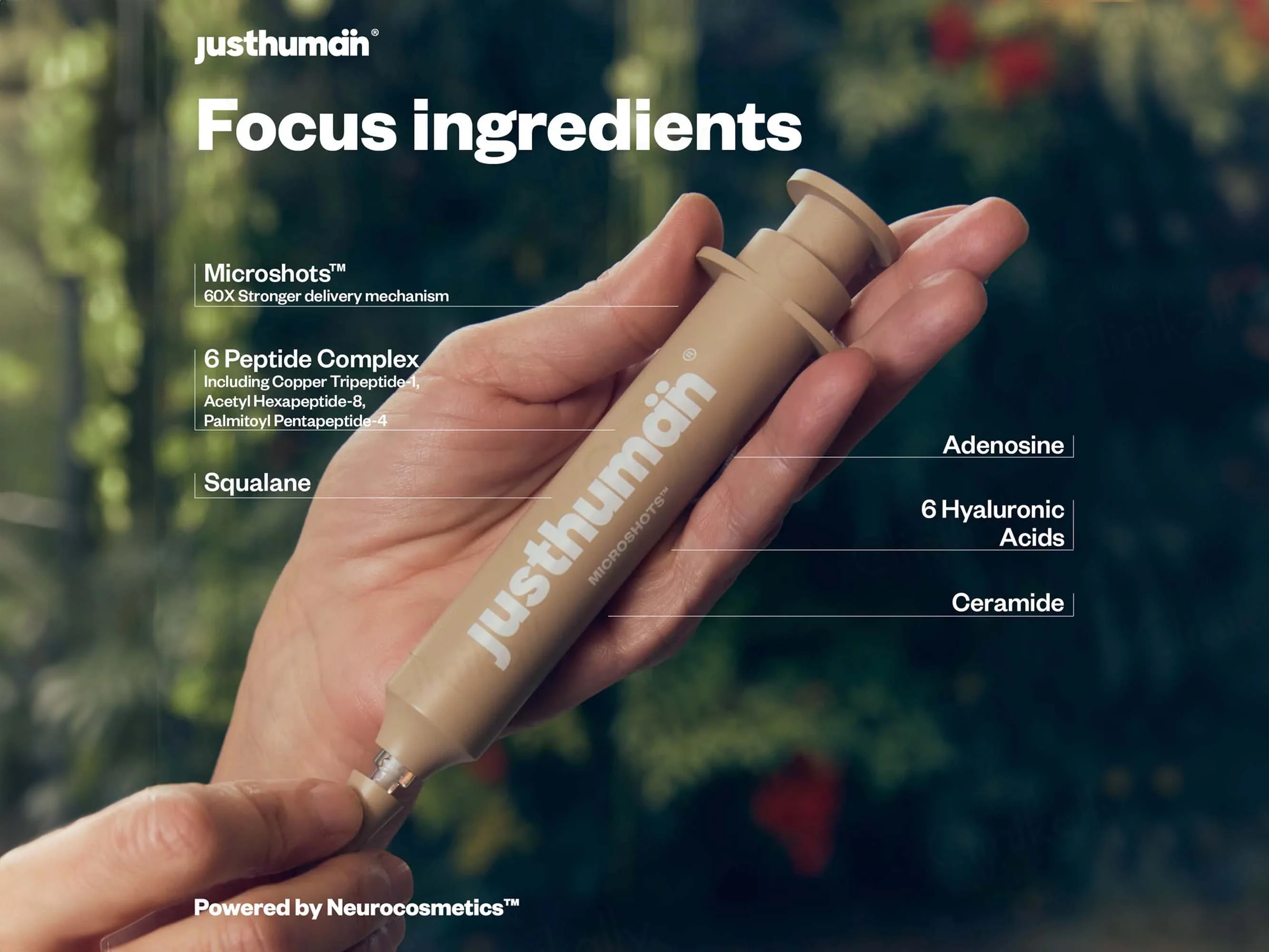 Justhuman Microshots™ AgeDefying Peptide⁶ Cream with Peace Mask - Image 7