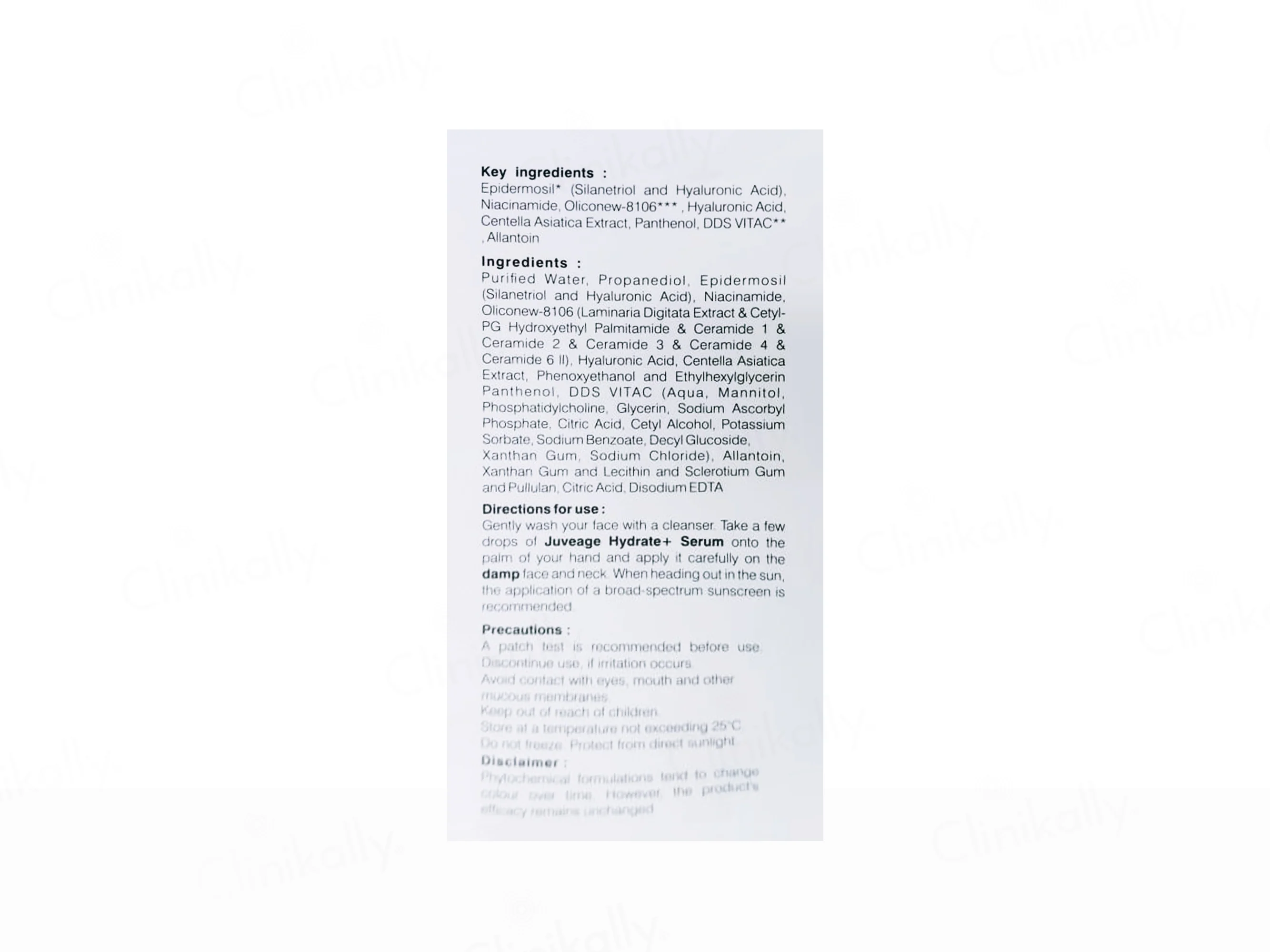 Juveage Hydrate+ Face Serum - Image 2