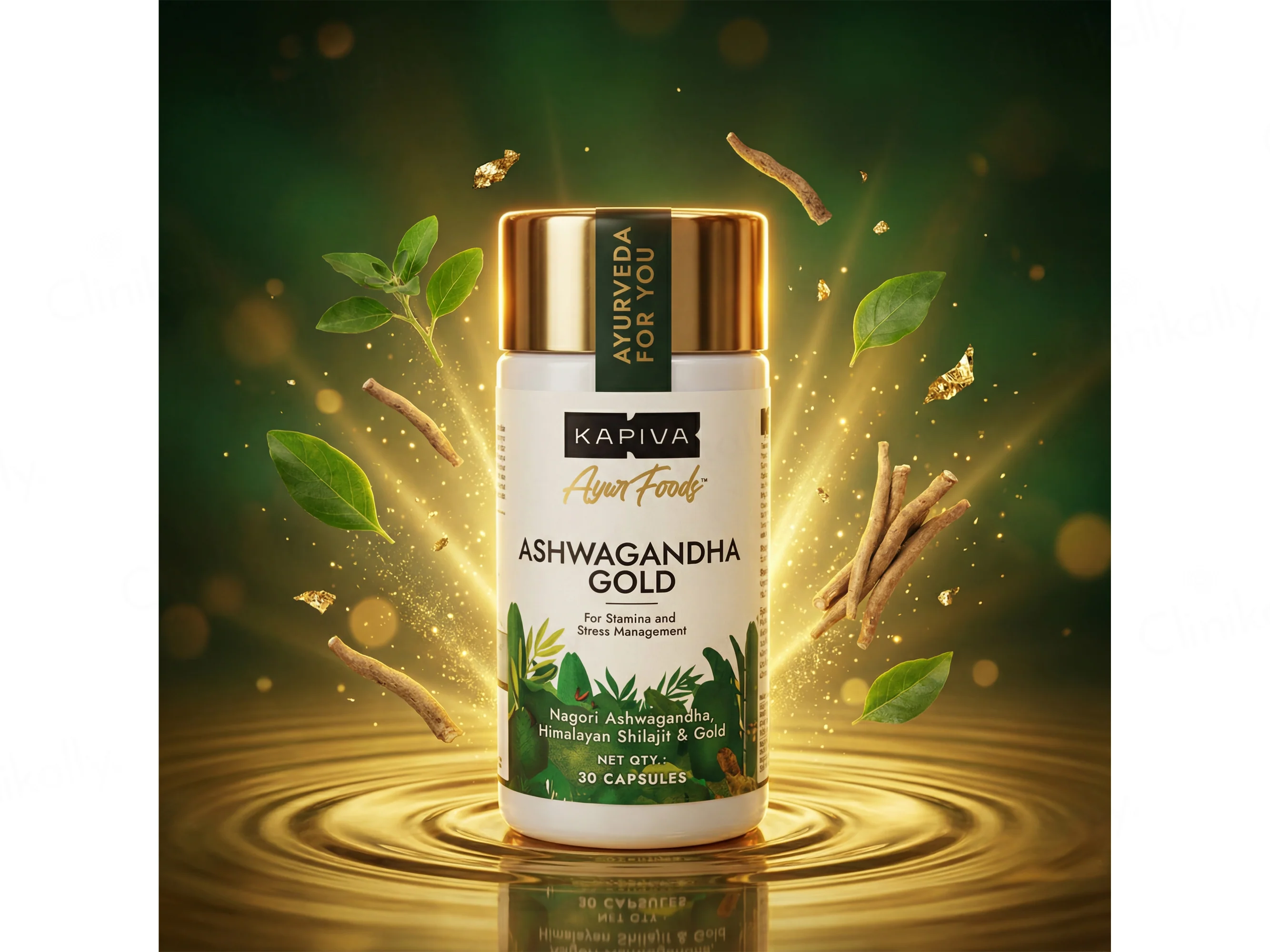Kapiva Ashwagandha Gold Capsule For Stamina & Stress Management - Image 3
