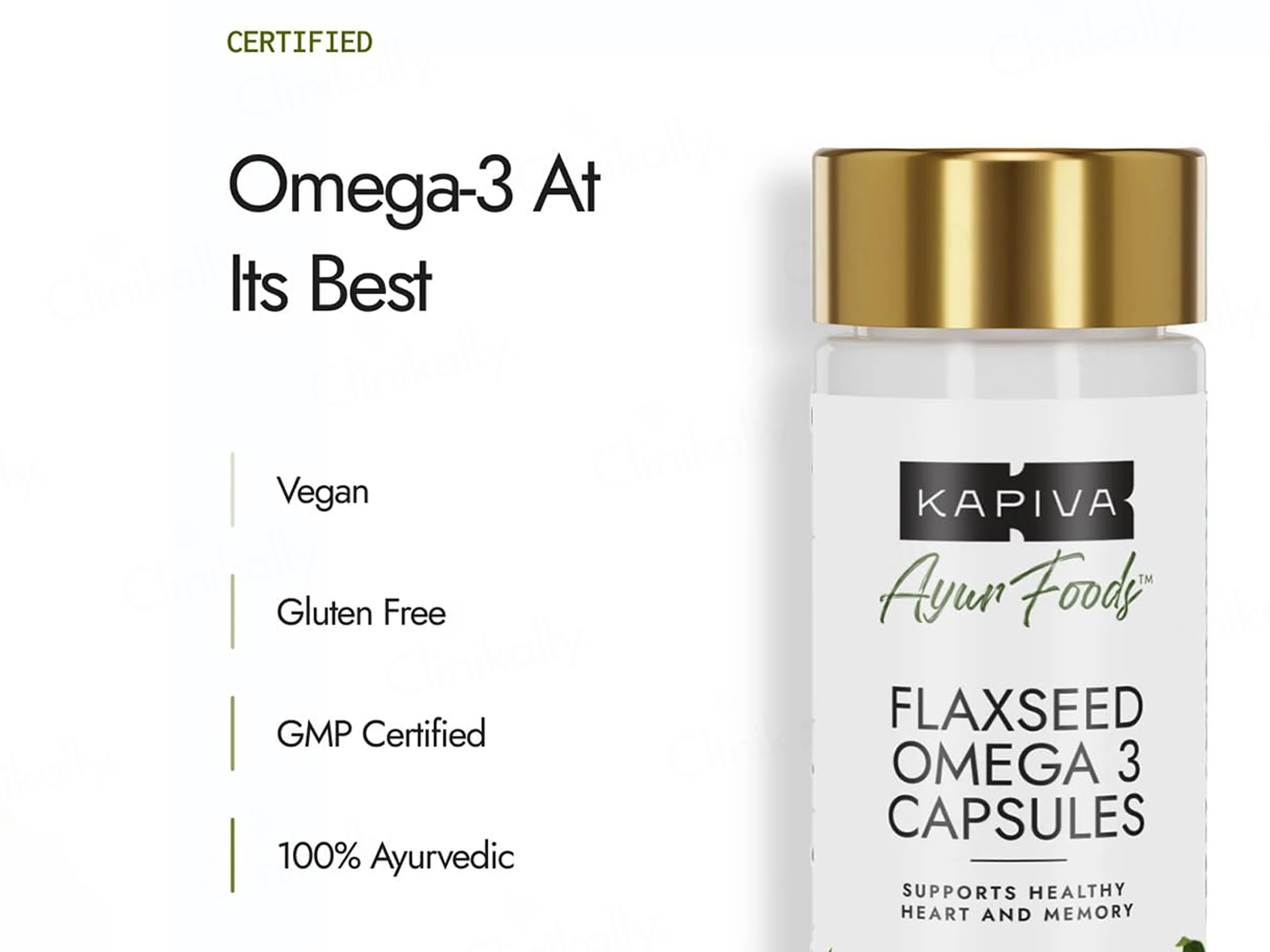 Kapiva Flaxseed Omega 3 Capsule For Heart & Memory Health - Image 5
