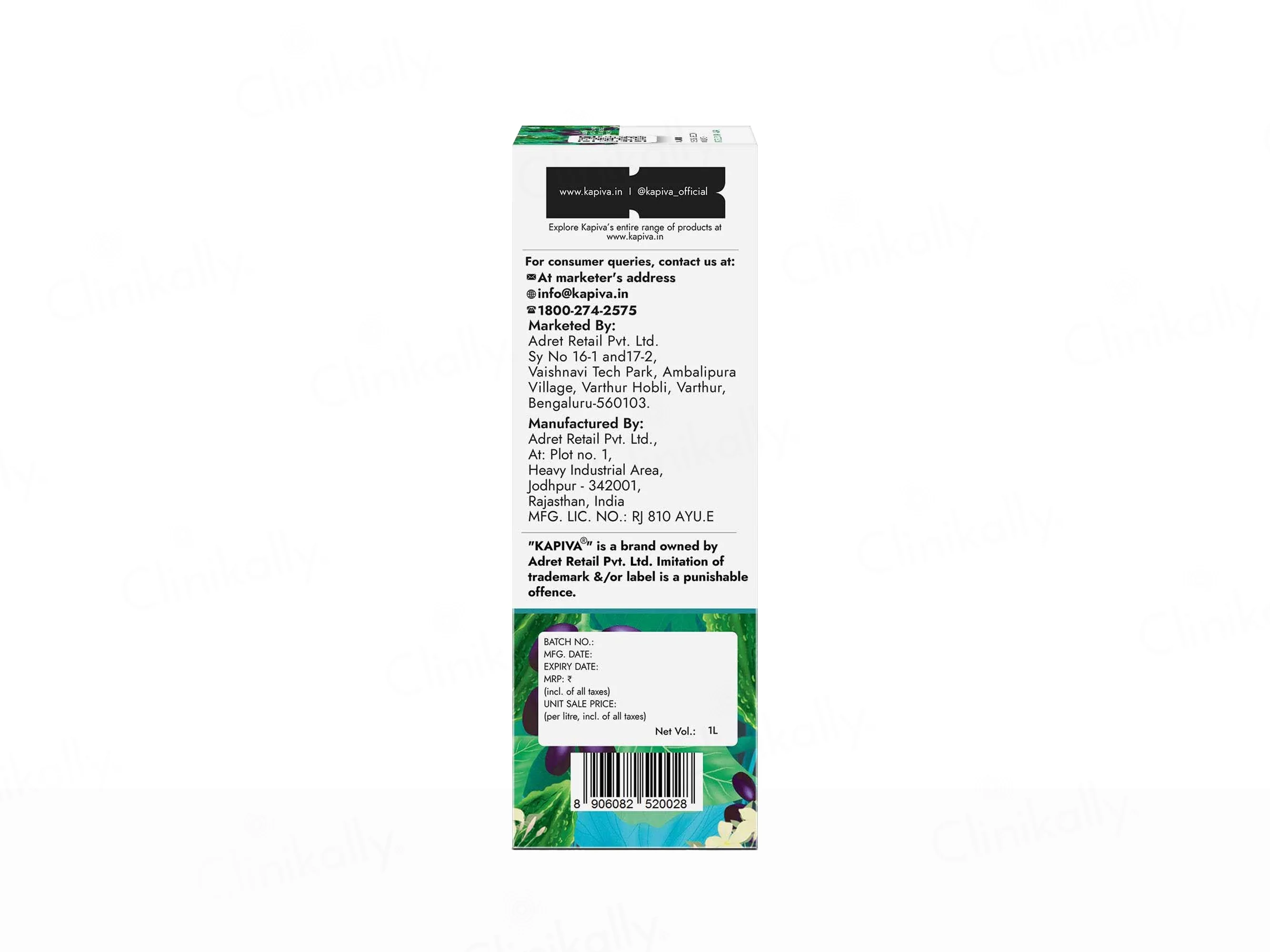 Kapiva Karela Jamun Juice For Blood Sugar Levels Management - Image 8