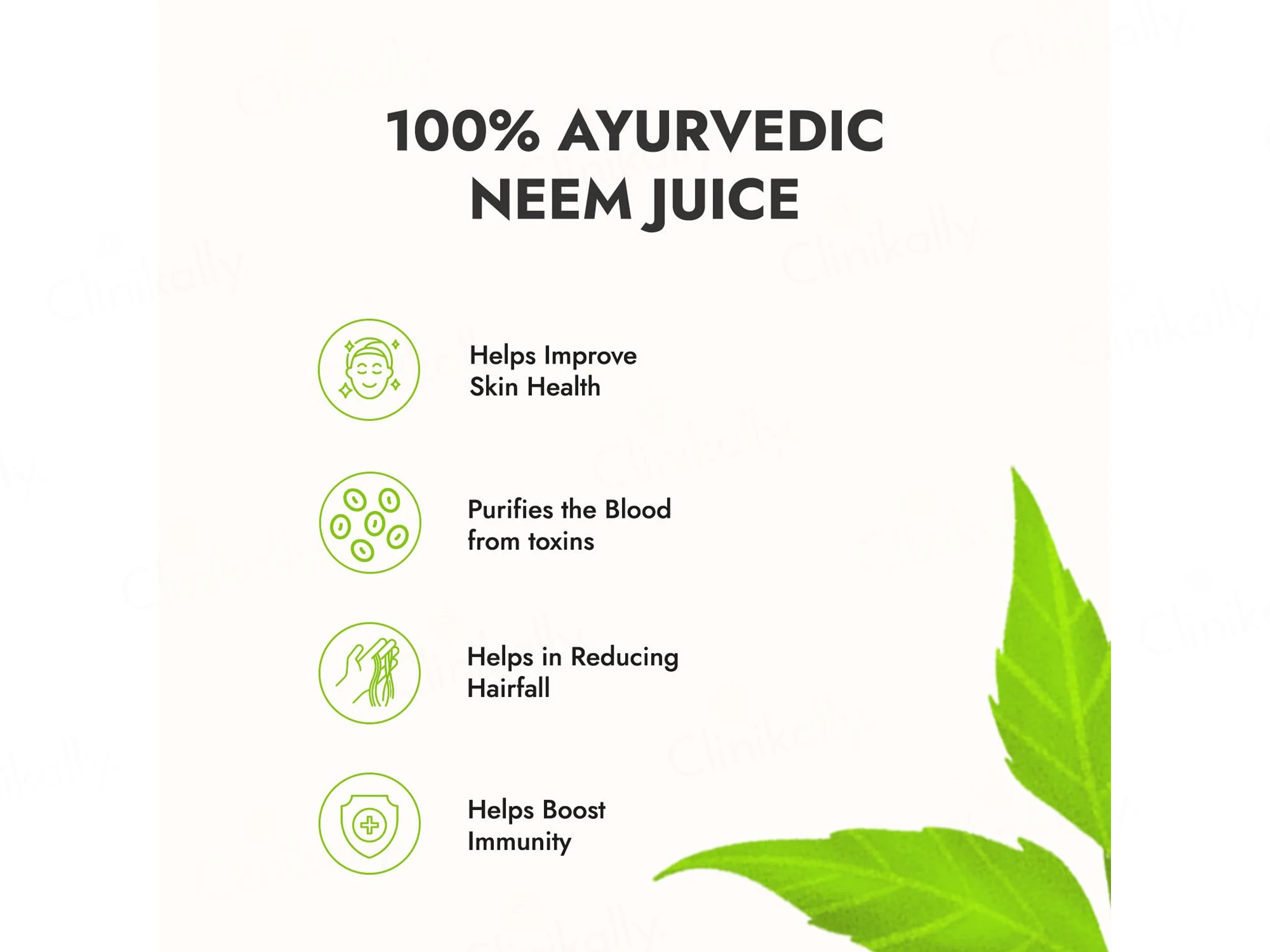 Kapiva Rajasthani Neem Juice For Hair & Skin Health - Image 3