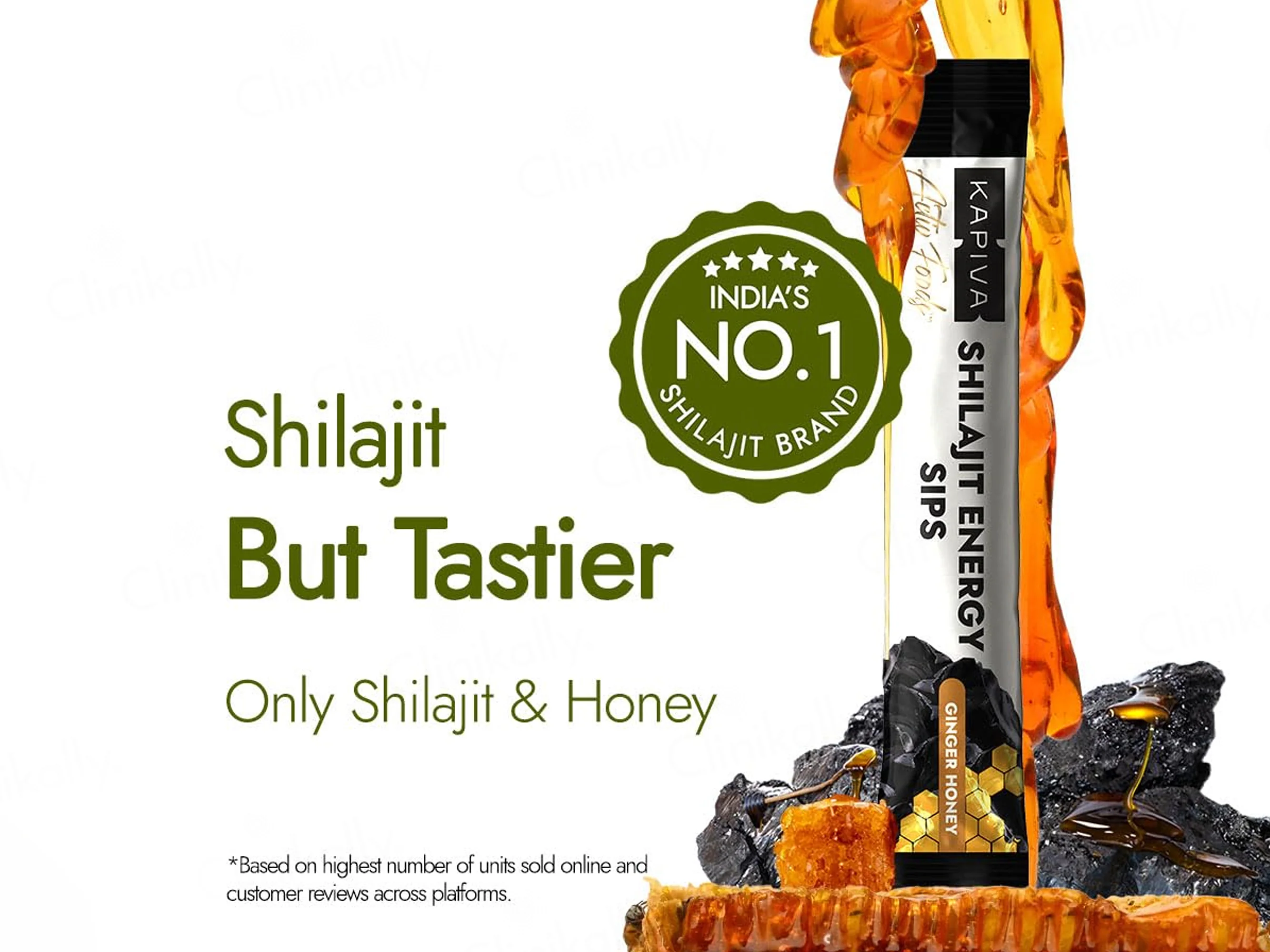 Kapiva Shilajit Energy Sips - Ginger Honey - Image 2