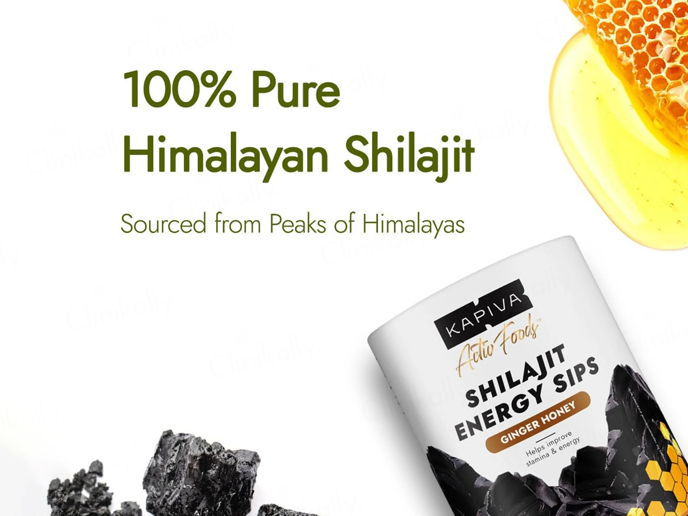 Kapiva Shilajit Energy Sips - Ginger Honey - Image 4