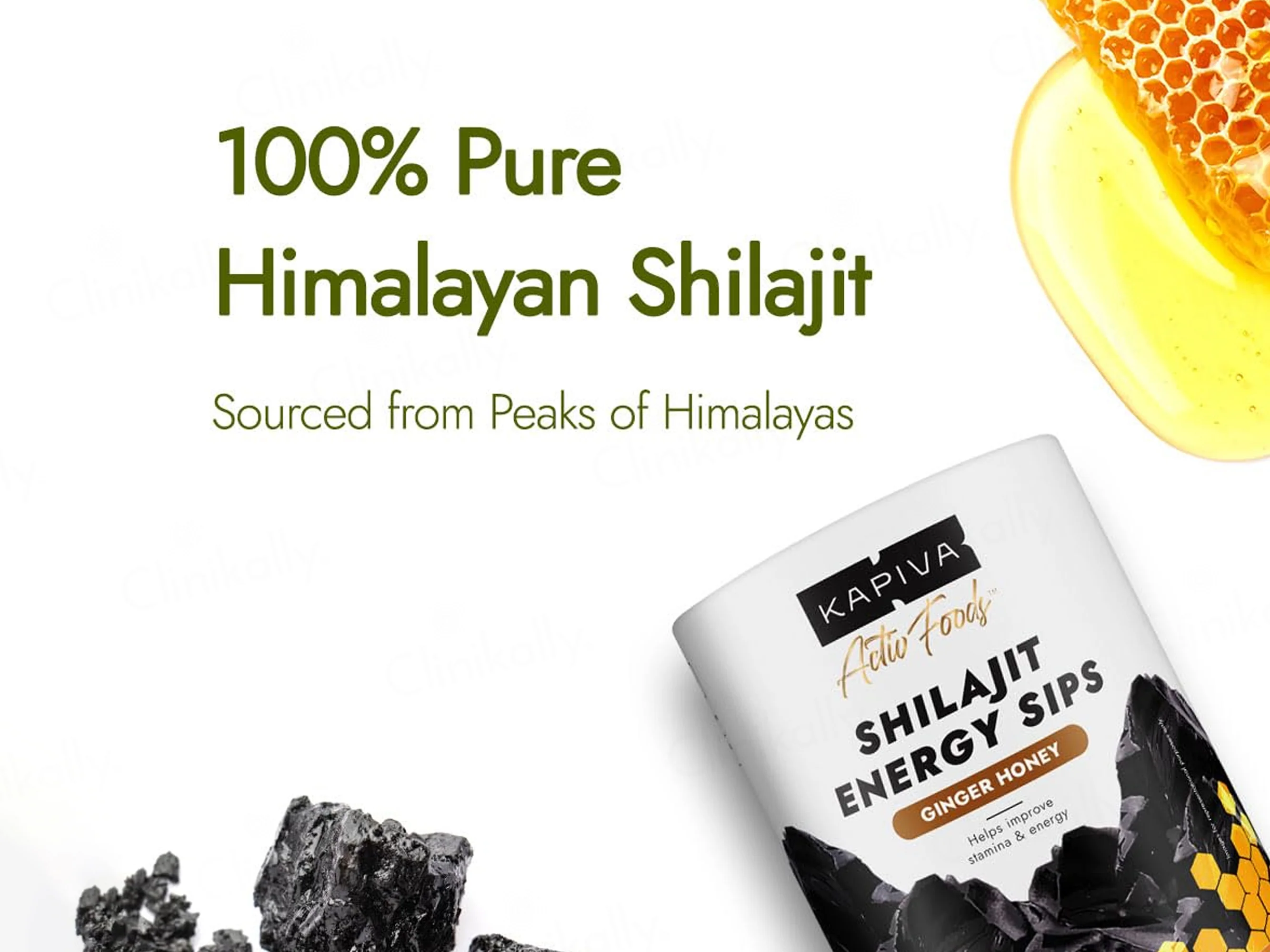 Kapiva Shilajit Energy Sips - Ginger Honey - Image 5