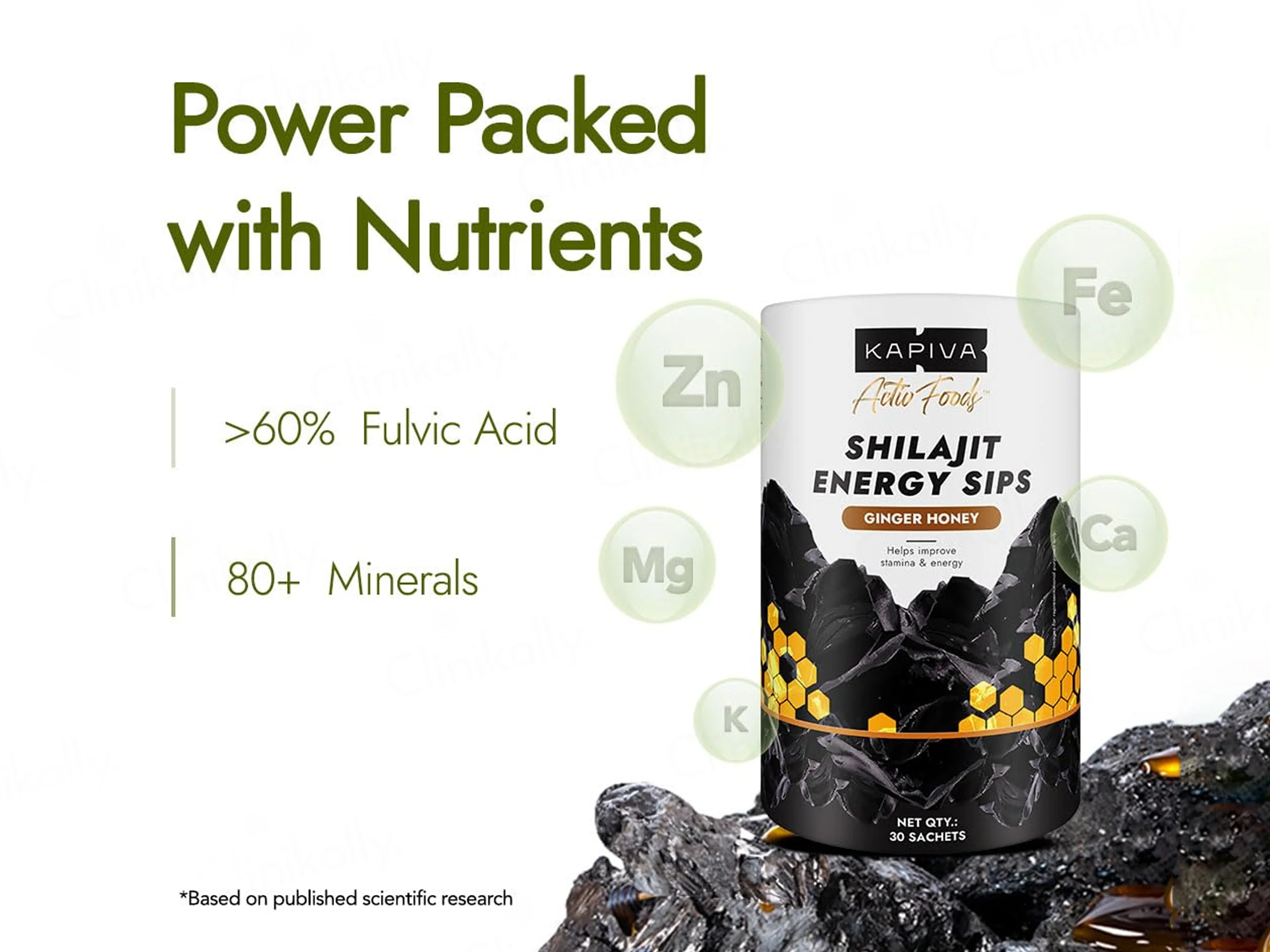 Kapiva Shilajit Energy Sips - Ginger Honey - Image 8