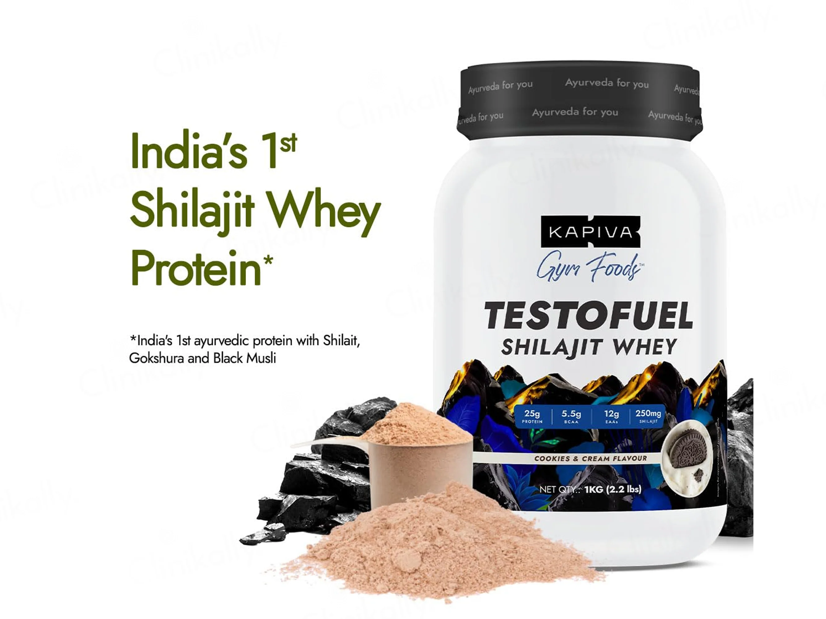 Kapiva Testofuel Shilajit Whey Protein Powder - Image 12