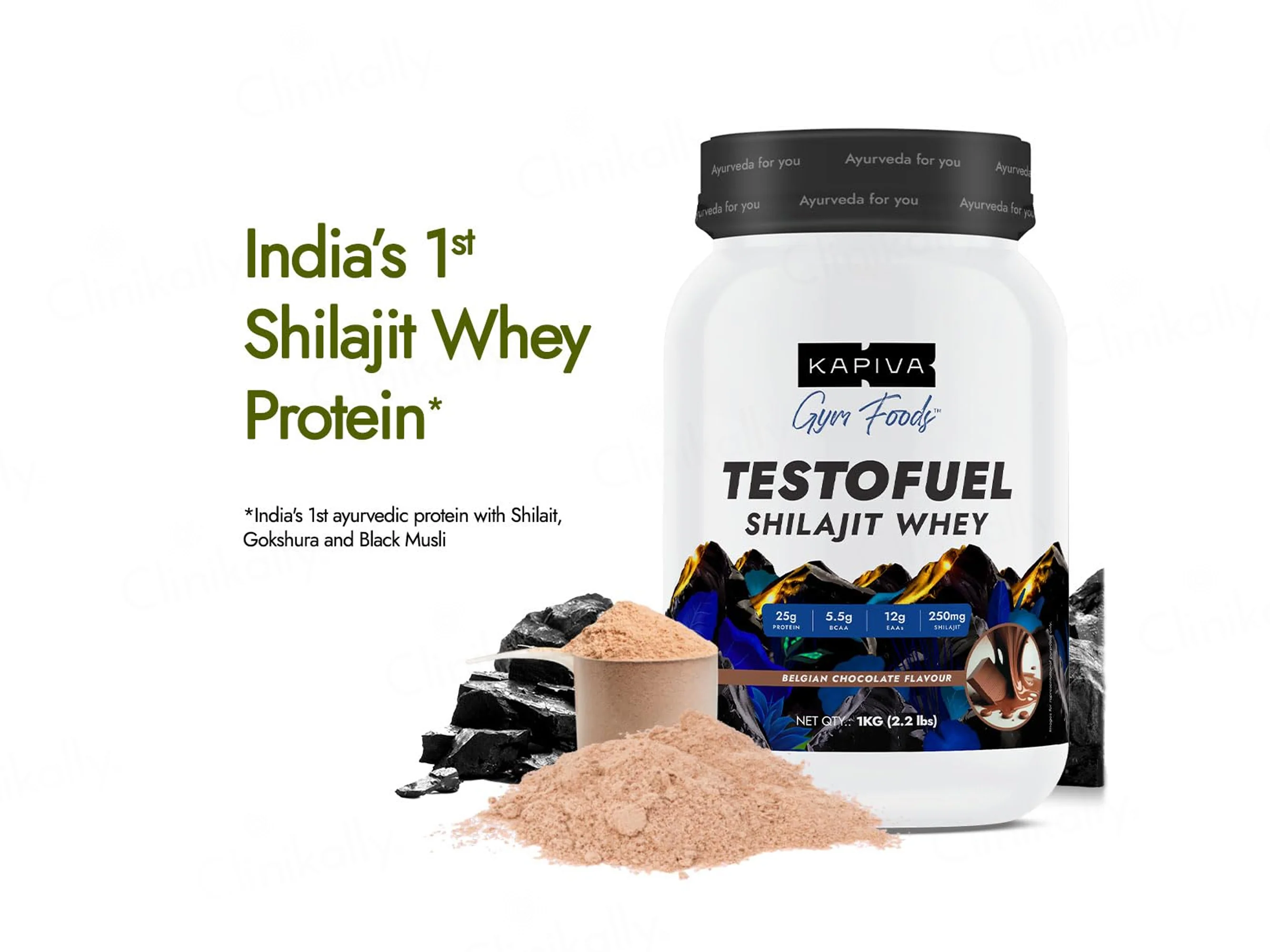 Kapiva Testofuel Shilajit Whey Protein Powder - Image 2