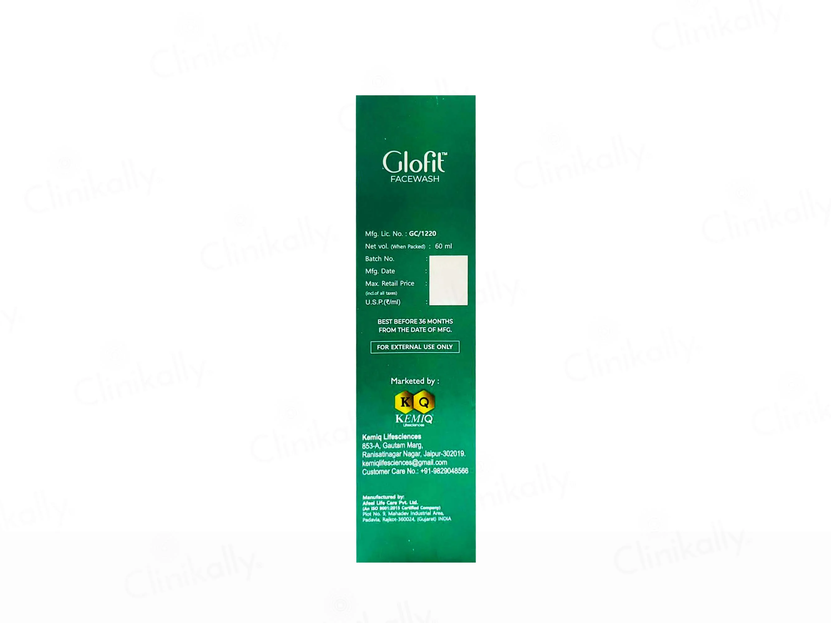 Kemiq Glofit Brightening & Whitening Face Wash - Image 3