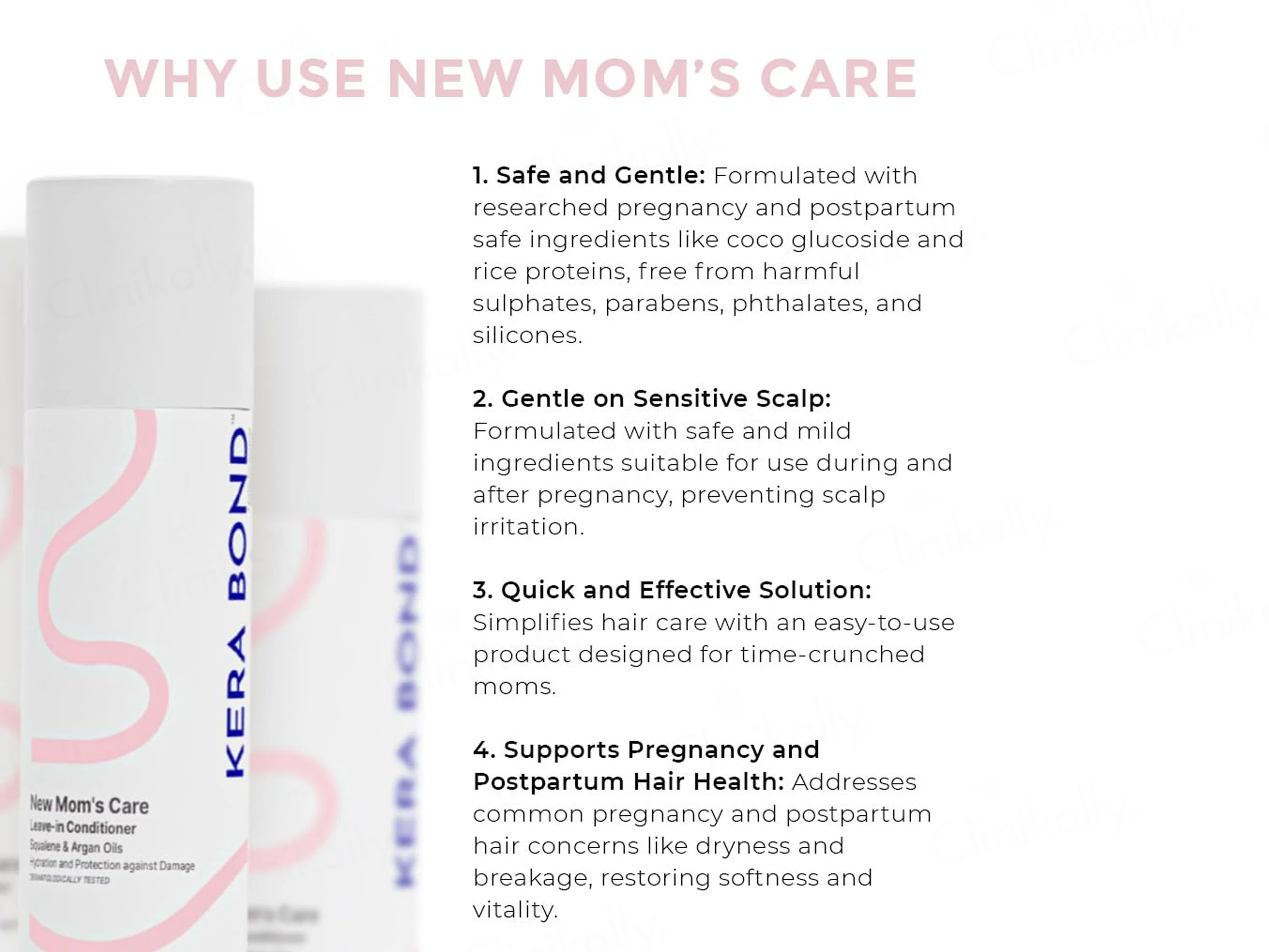 KERA BOND New Mom's Care Leave-In Hair Conditioner - Image 4