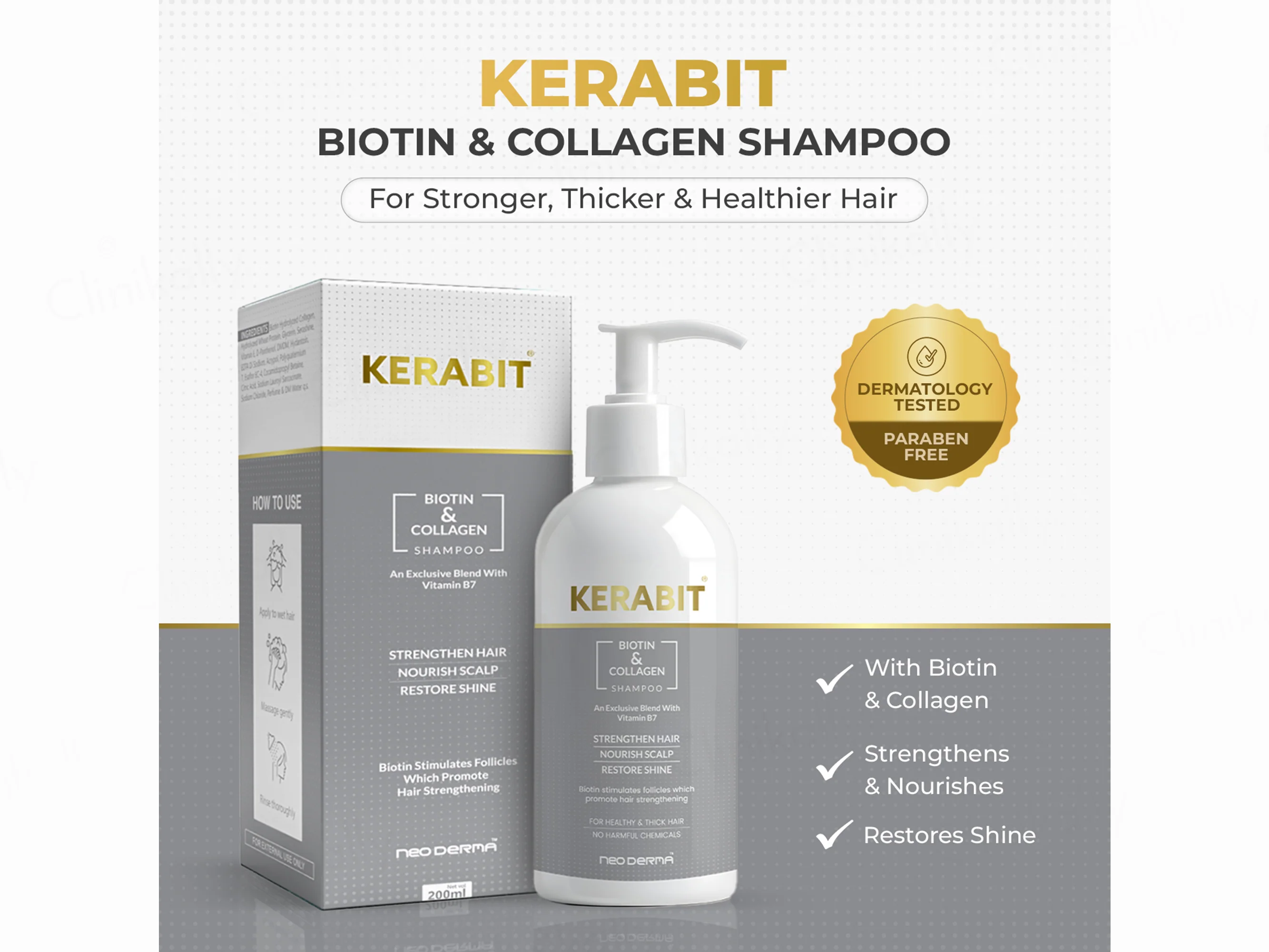 Kerabit Biotin & Collagen Shampoo - Image 2