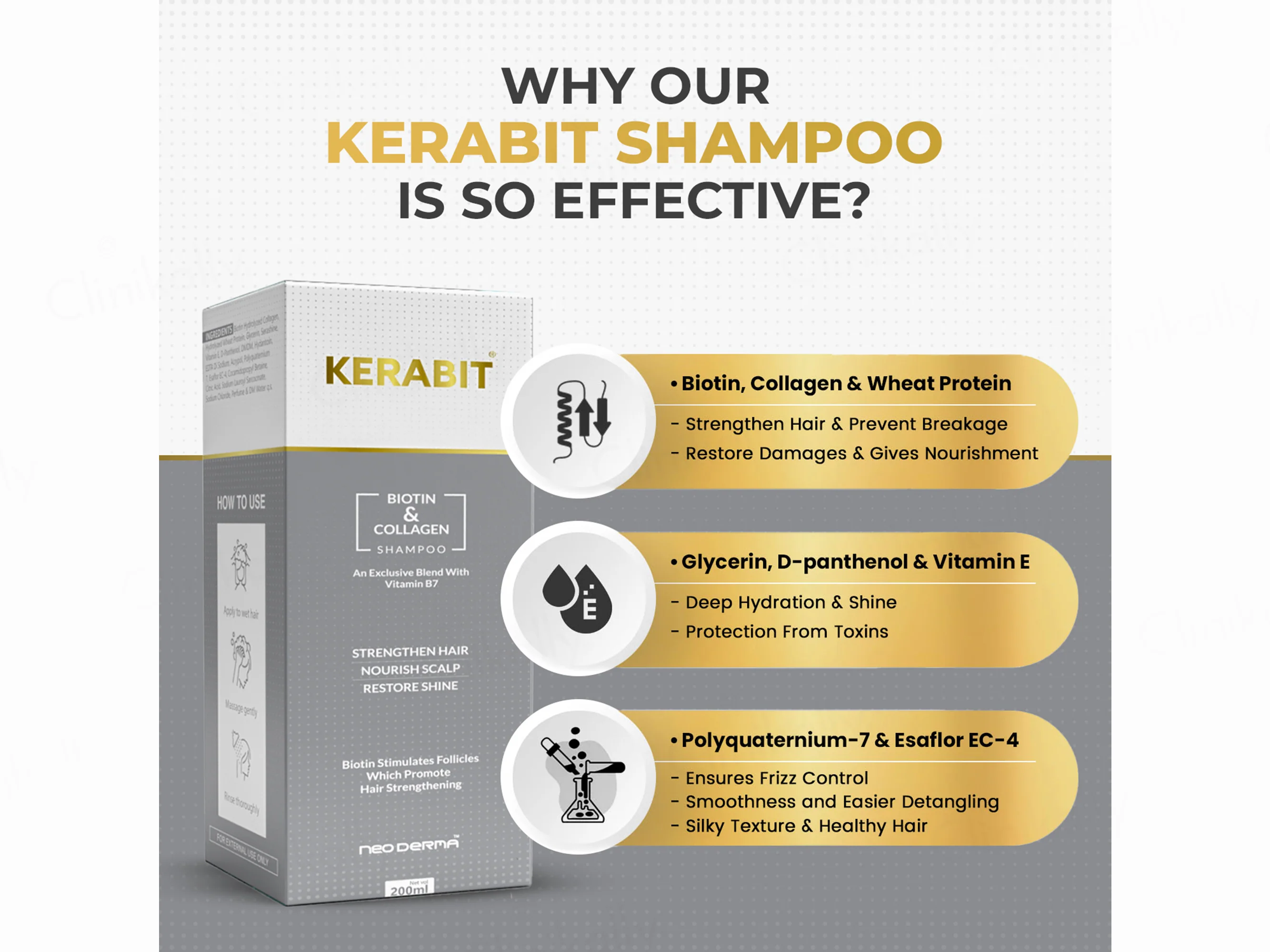 Kerabit Biotin & Collagen Shampoo - Image 3
