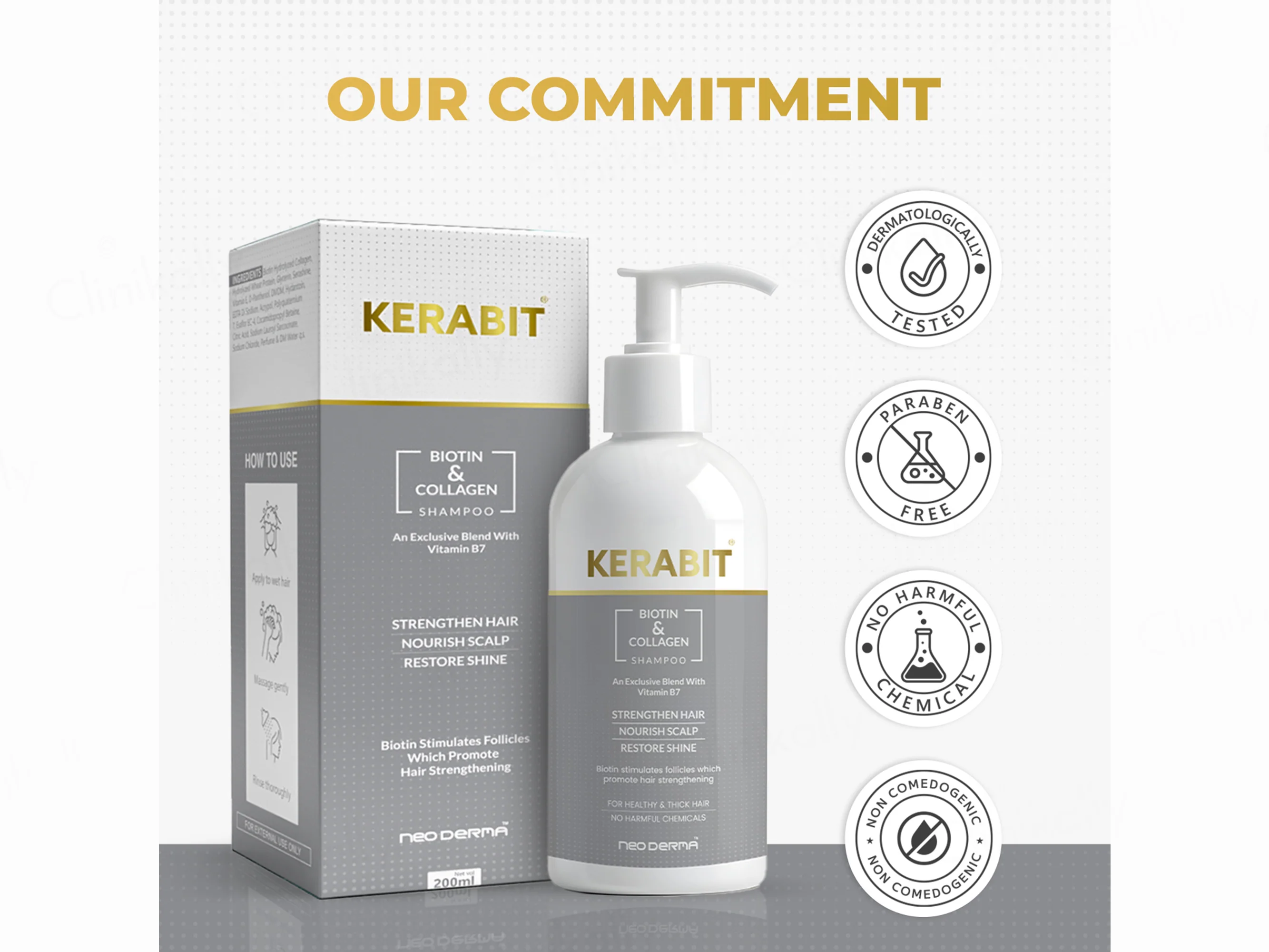 Kerabit Biotin & Collagen Shampoo - Image 6