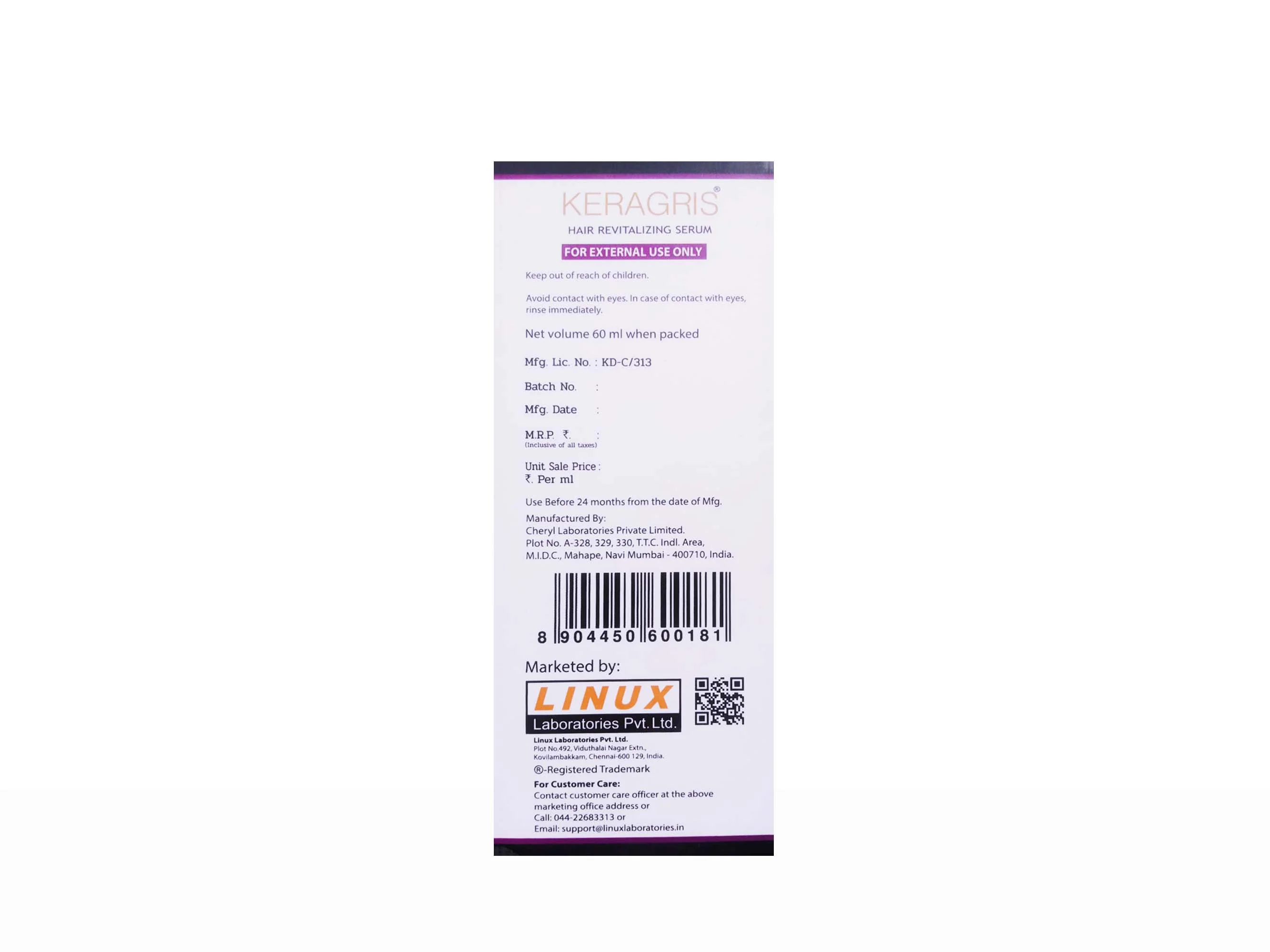 Keragris Hair Revitalizing Serum - Image 3