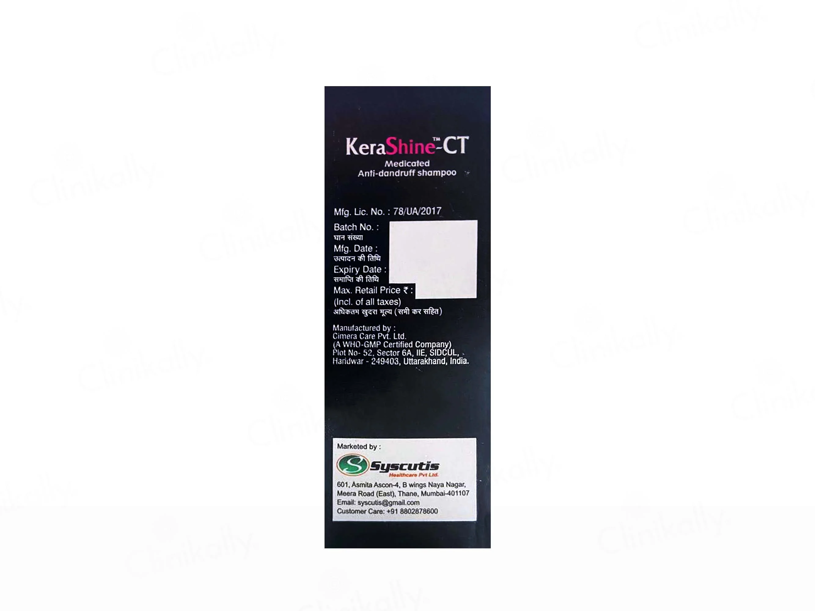 Kerashine-CT Medicated Anti-Dandruff Shampoo - Image 4