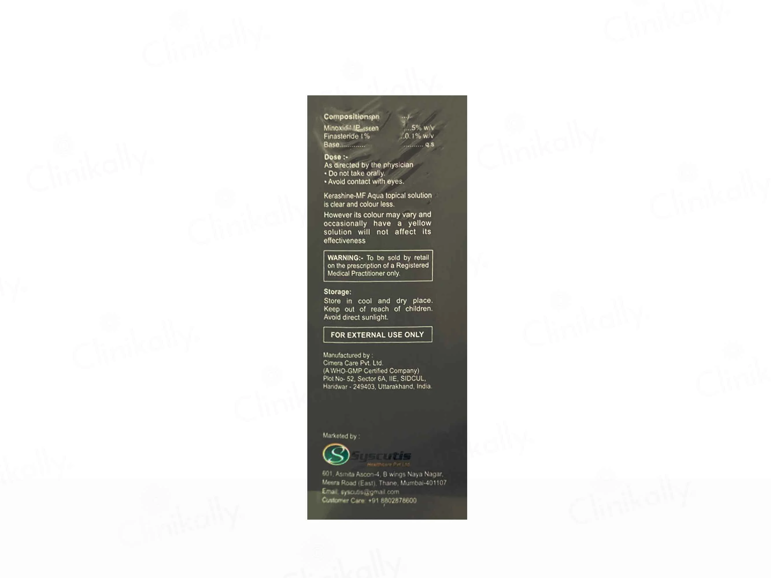 Kerashine-MF Aqua Topical Solution - Image 2