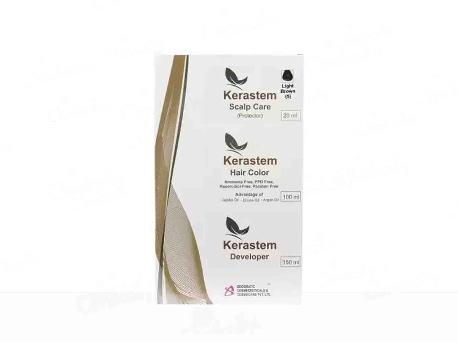 Kerastem Hair Color 5 Light Brown - Image 3