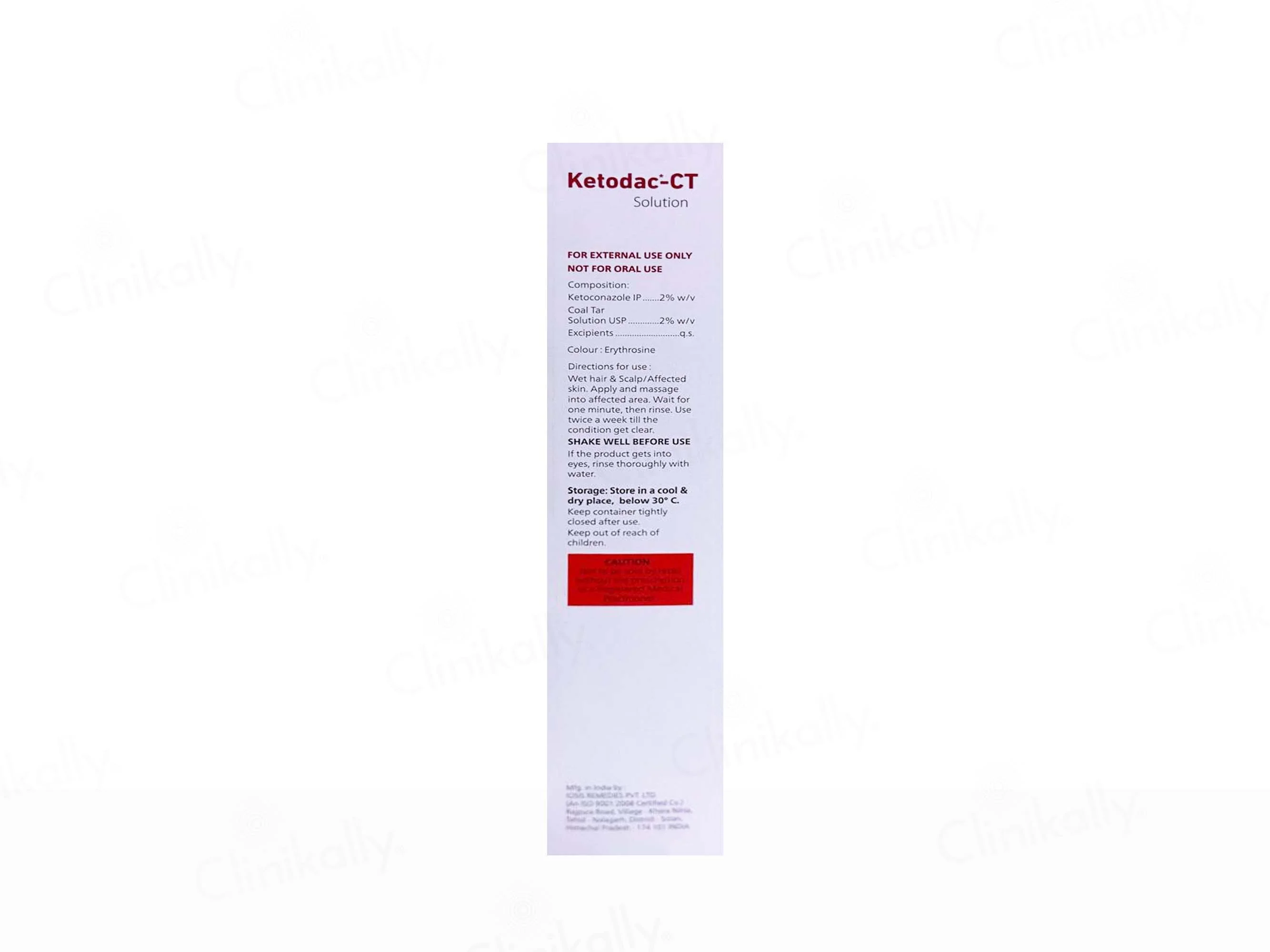 Ketodac-CT Anti Dandruff & Anti-Fungal Solution - Image 2