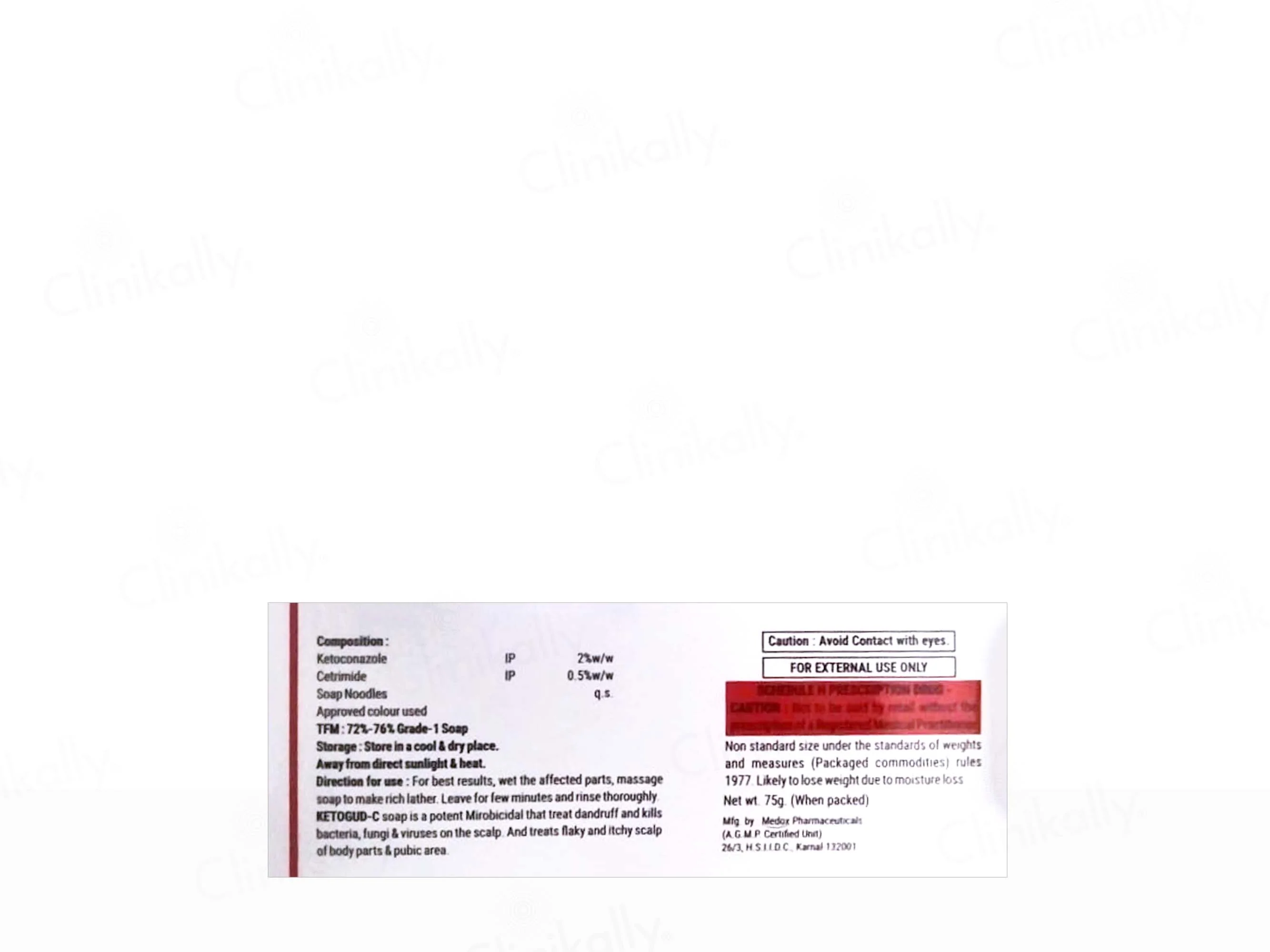 Ketogud-C Medicated Soap - Image 3