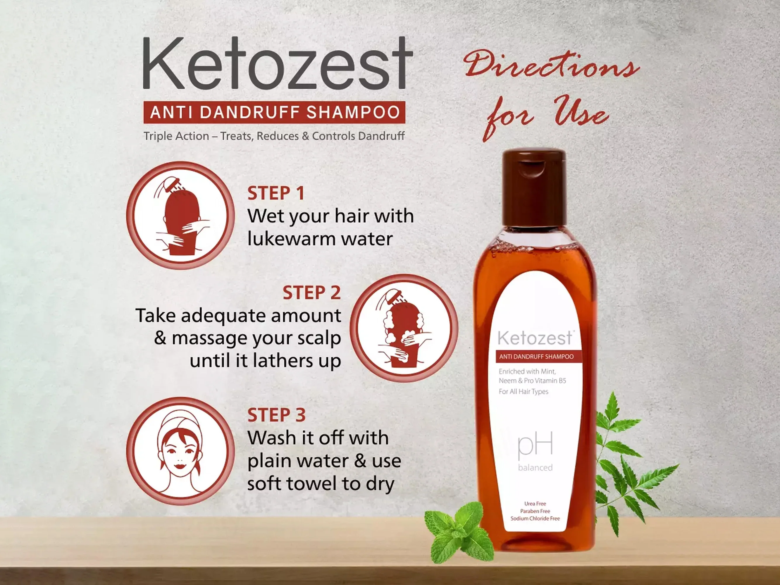 Ketozest pH Balanced Anti Dandruff Shampoo - Image 6