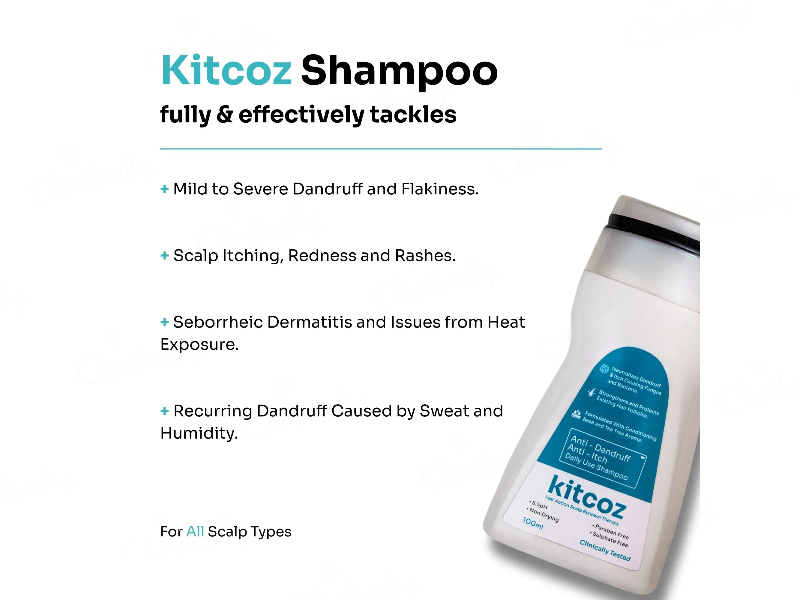 Kitcoz Anti-Dandruff & Anti-Itch Daily Use Shampoo - Image 5