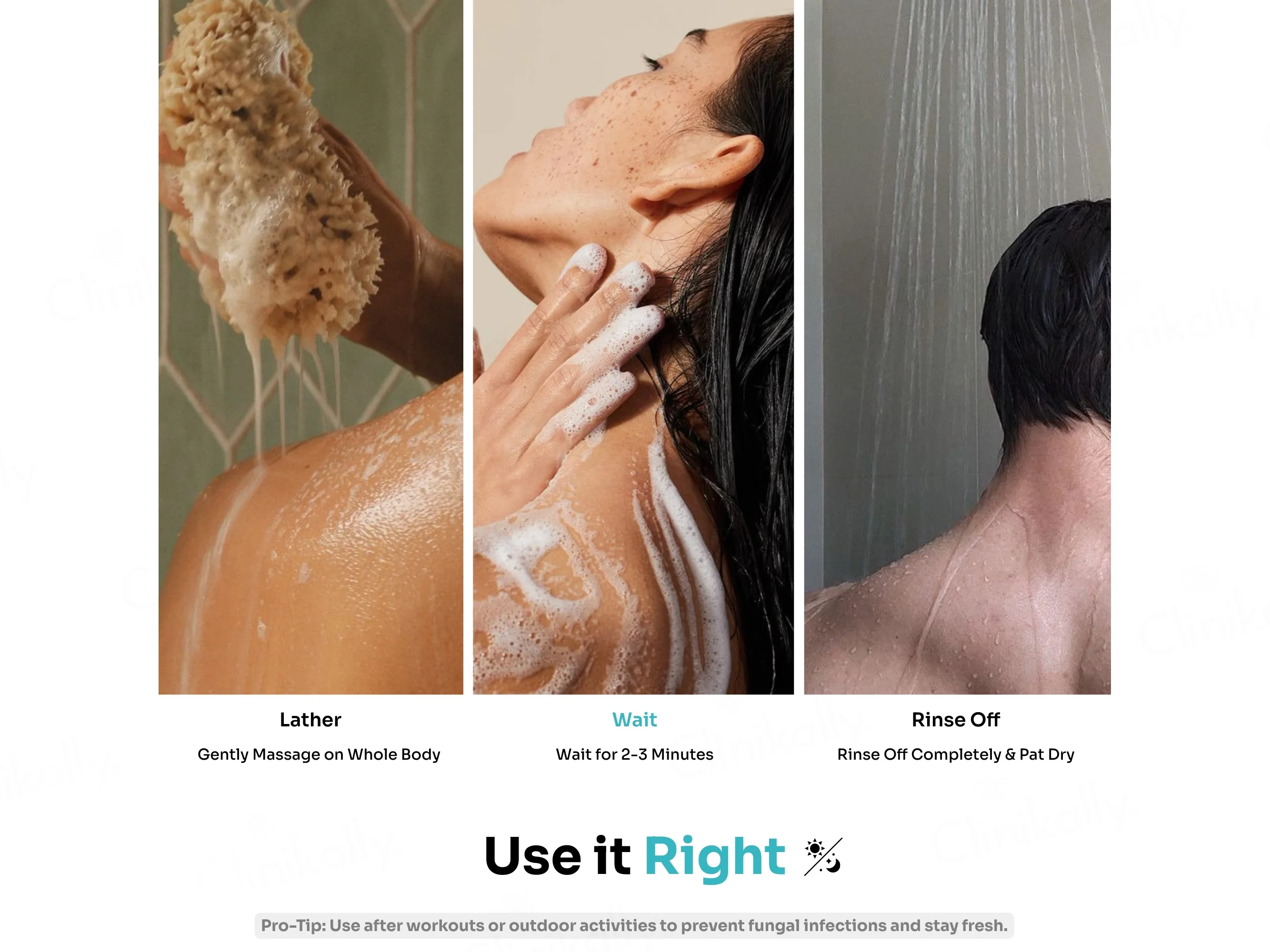 Kitcoz Anti Fungal Body Wash For Men & Women - Image 5