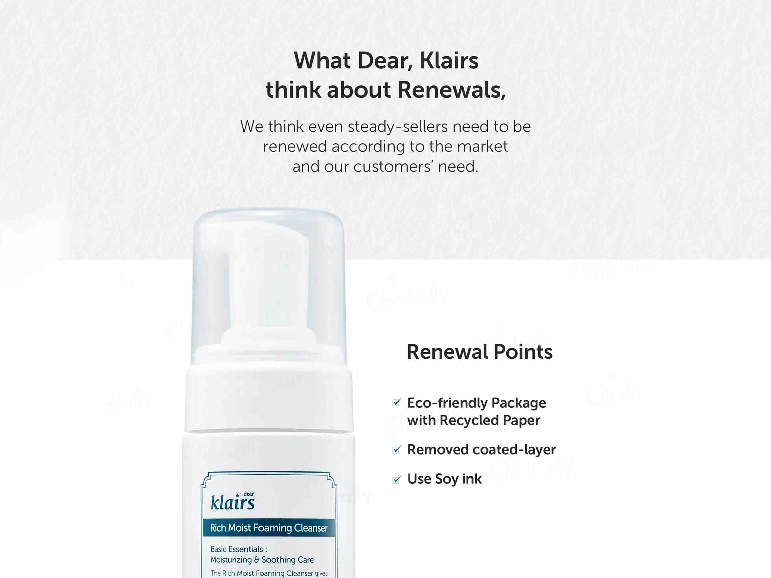 Klairs Rich Moist Foaming Cleanser - Image 2