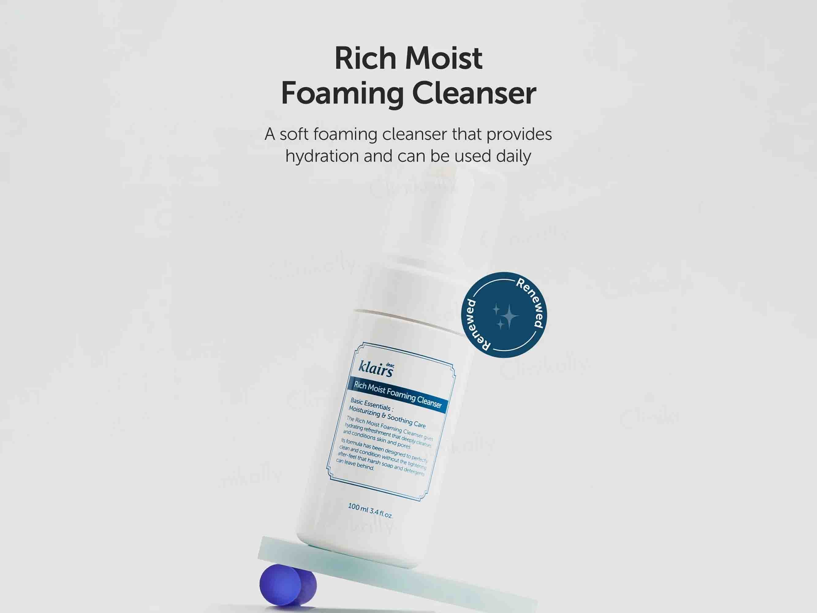 Klairs Rich Moist Foaming Cleanser - Image 4
